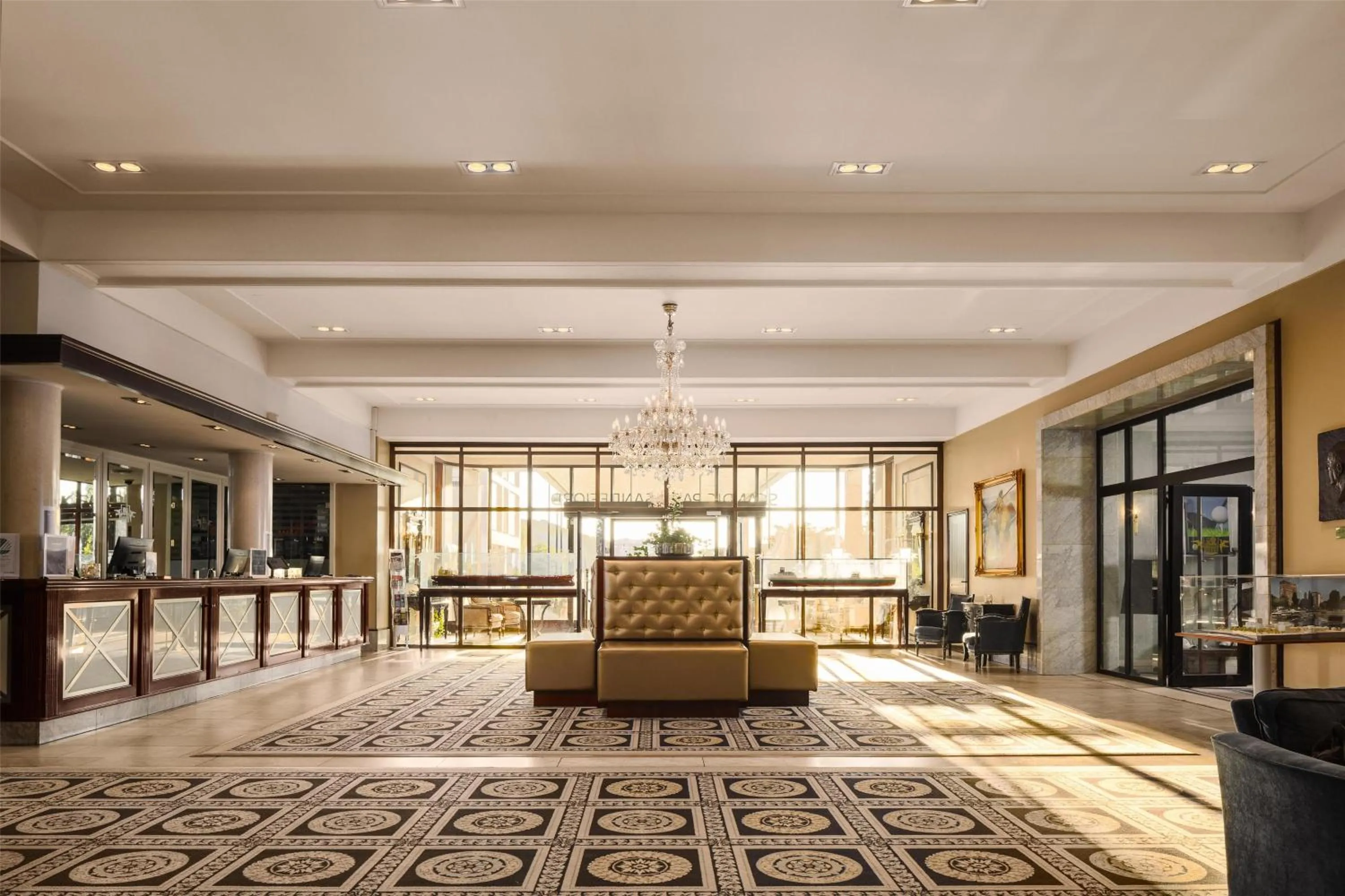 Lobby or reception in Scandic Park Sandefjord
