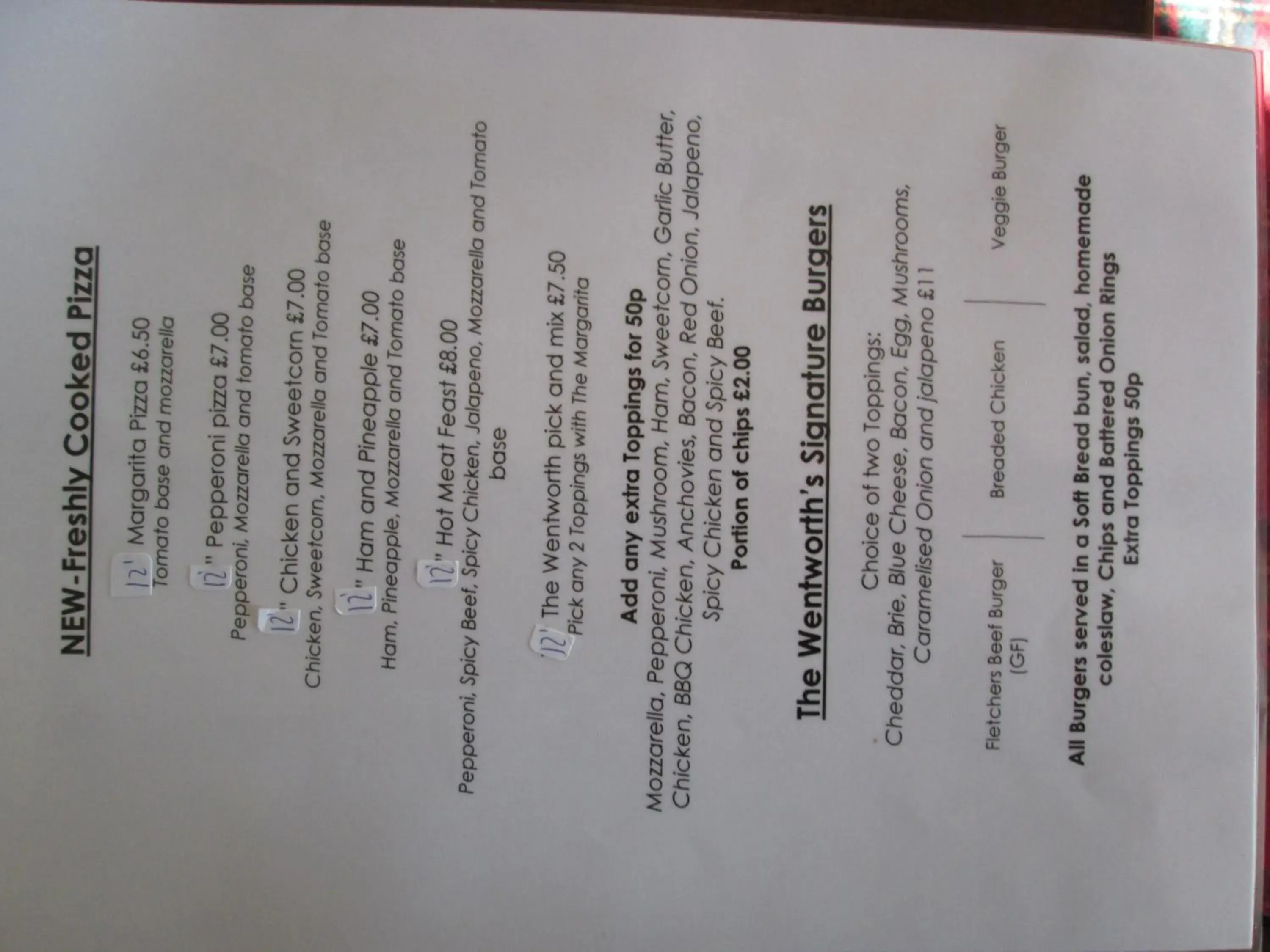 Wentworth arms Wentworth arms