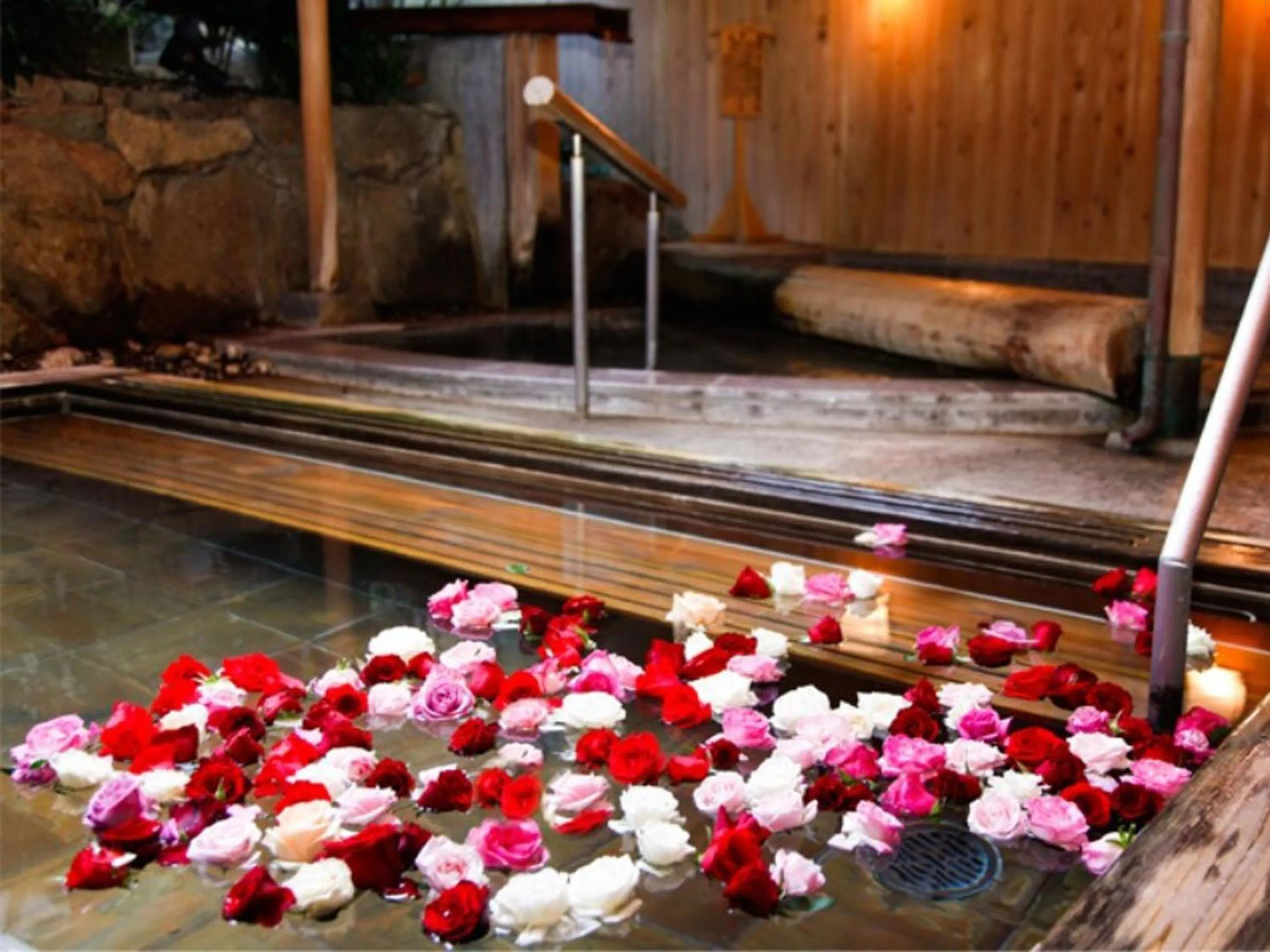 Hot Spring Bath in Yumoto Konpira Onsen Hananoyu Kobaitei