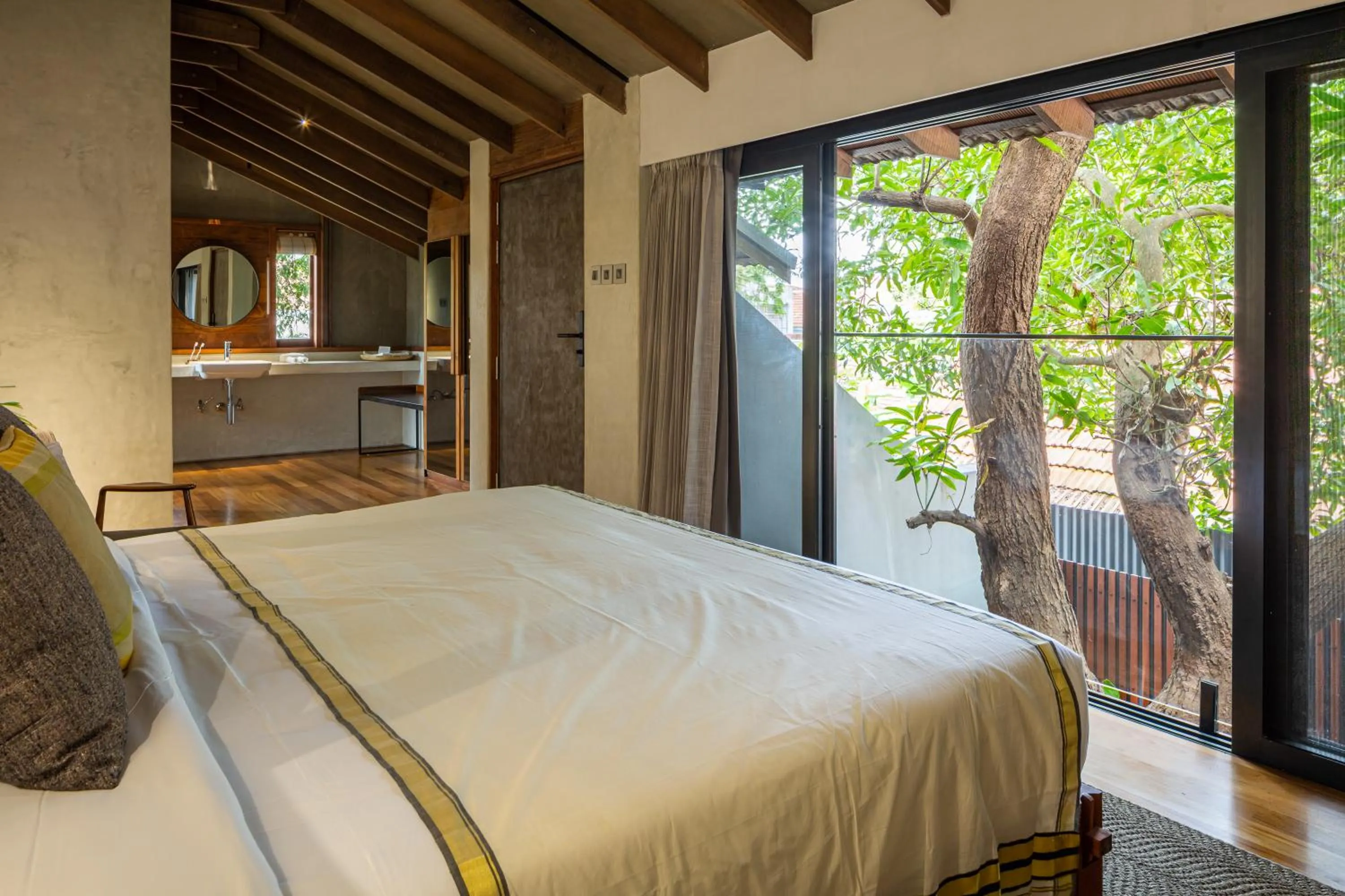Bedroom, Bed in The Postcard Mandalay Hall, Kochi