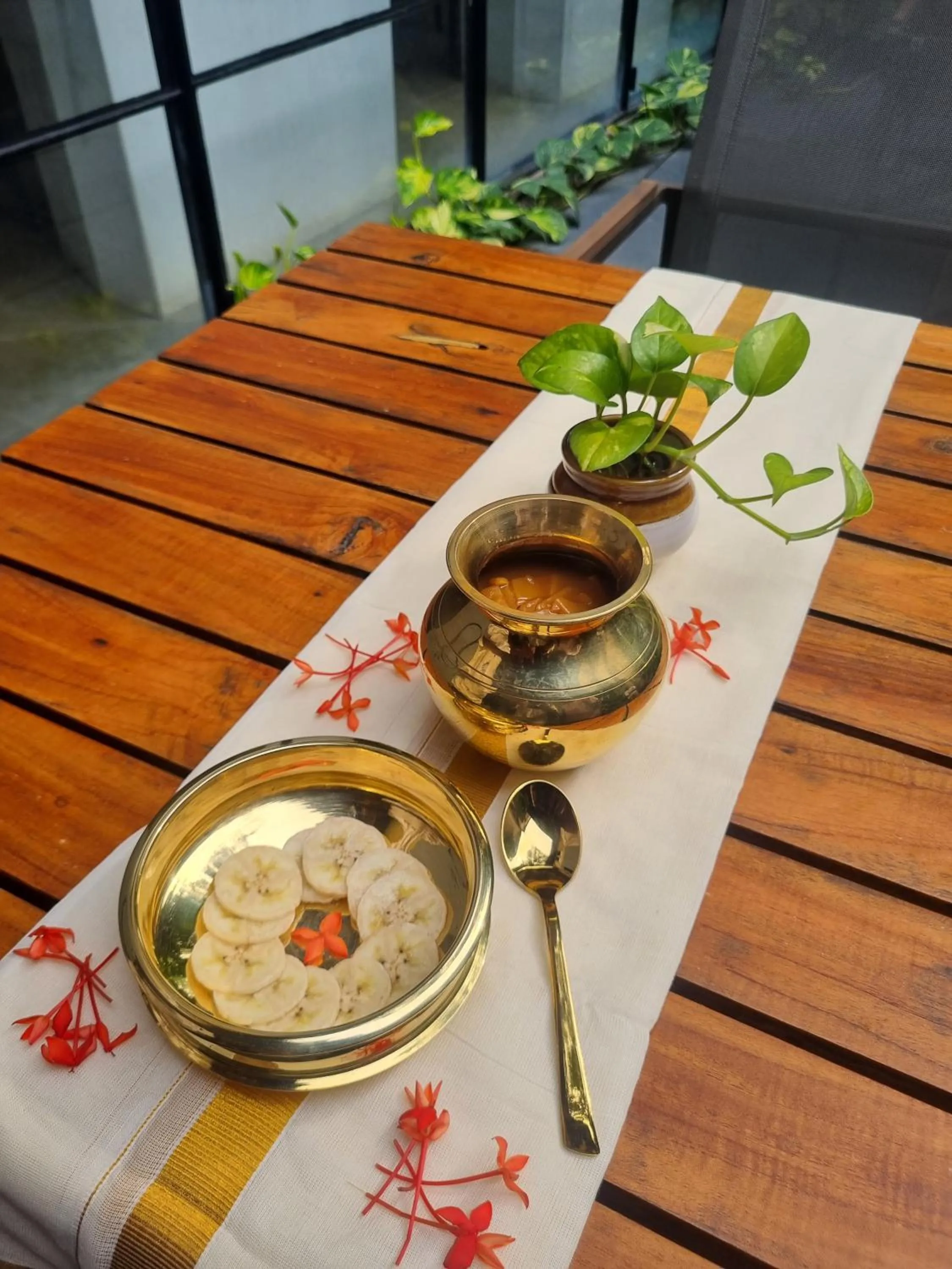 Breakfast in The Postcard Mandalay Hall, Kochi