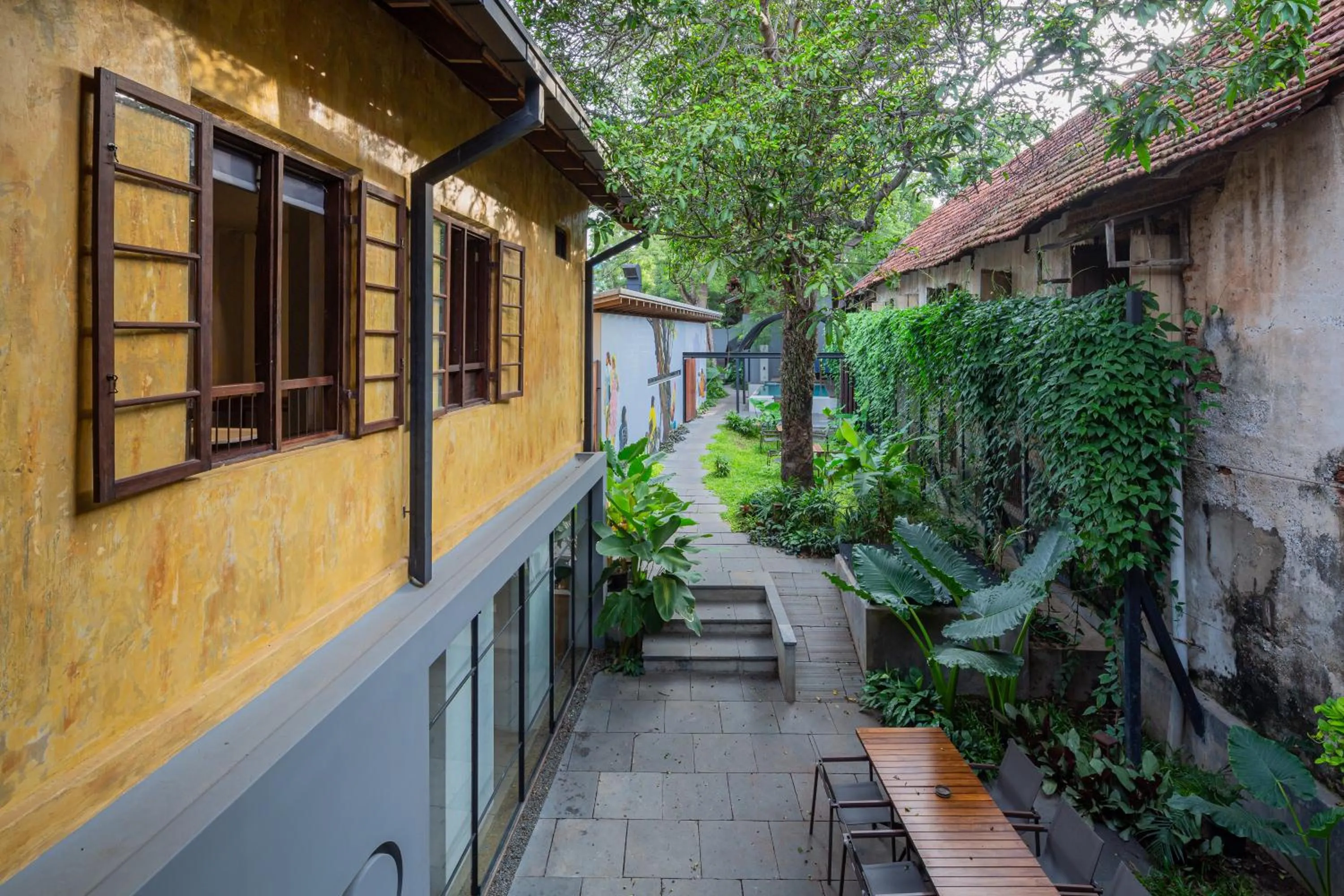 Garden view in The Postcard Mandalay Hall, Kochi
