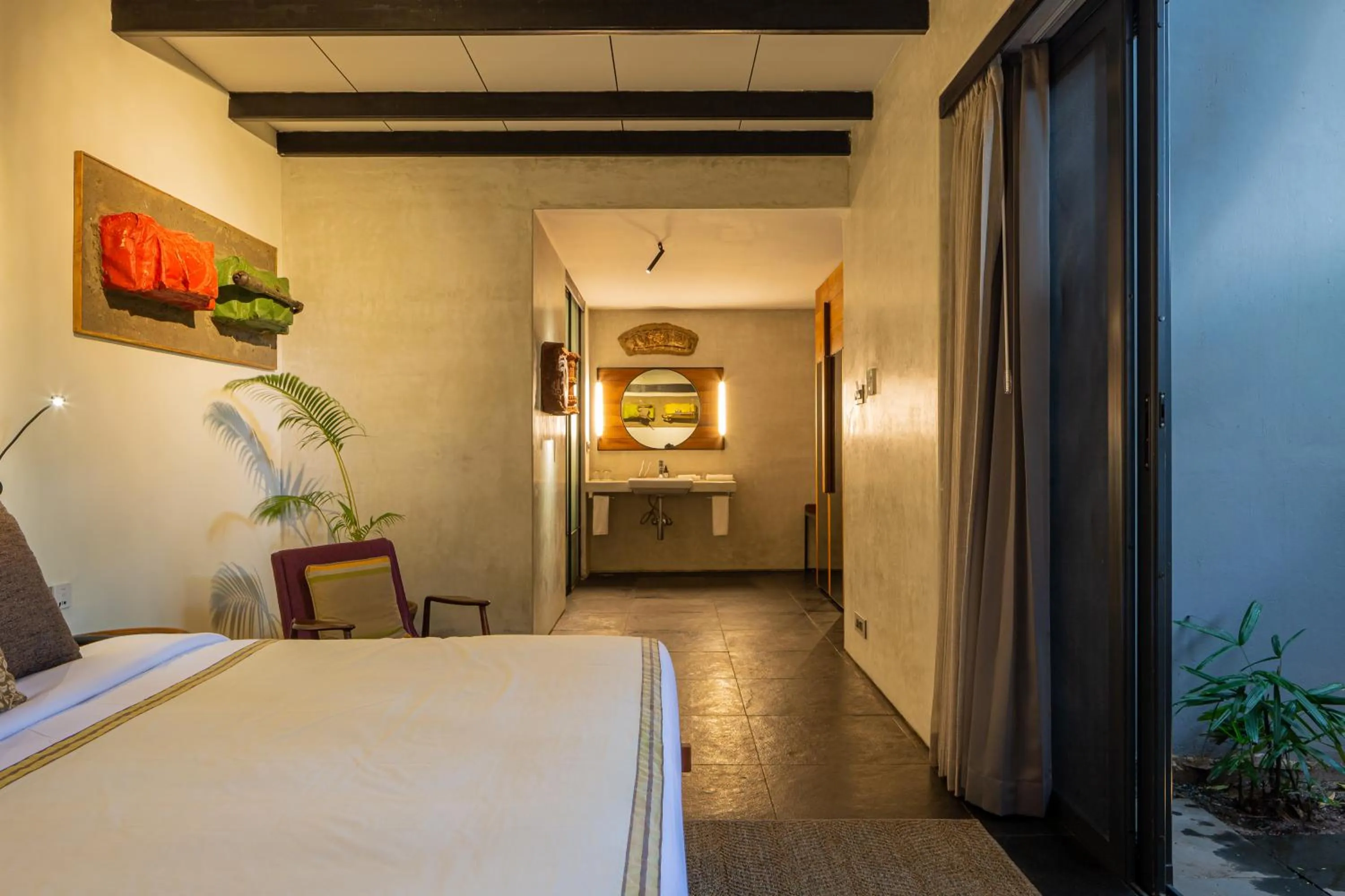 Bedroom, Bed in The Postcard Mandalay Hall, Kochi