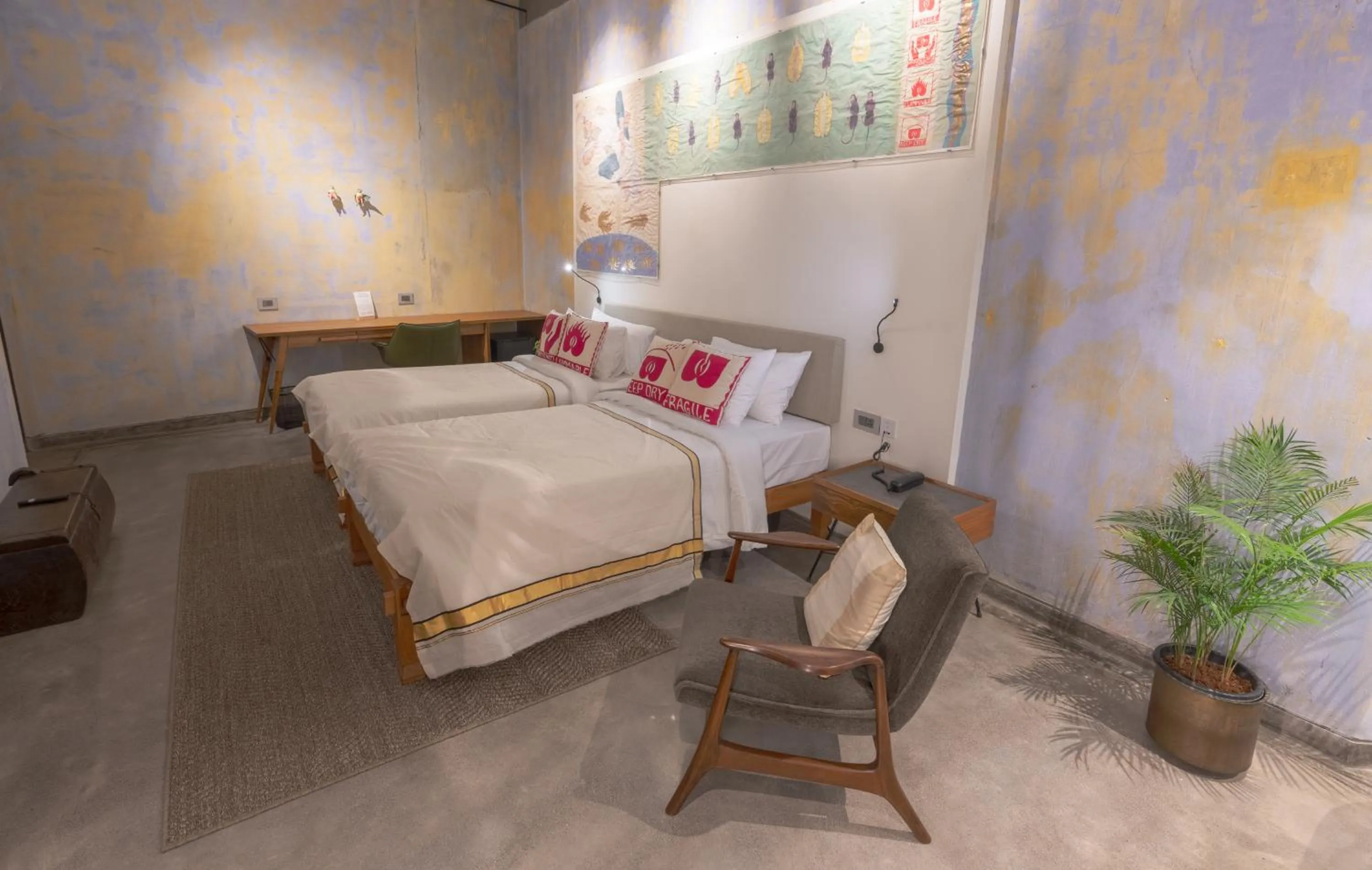 Bedroom, Bed in The Postcard Mandalay Hall, Kochi