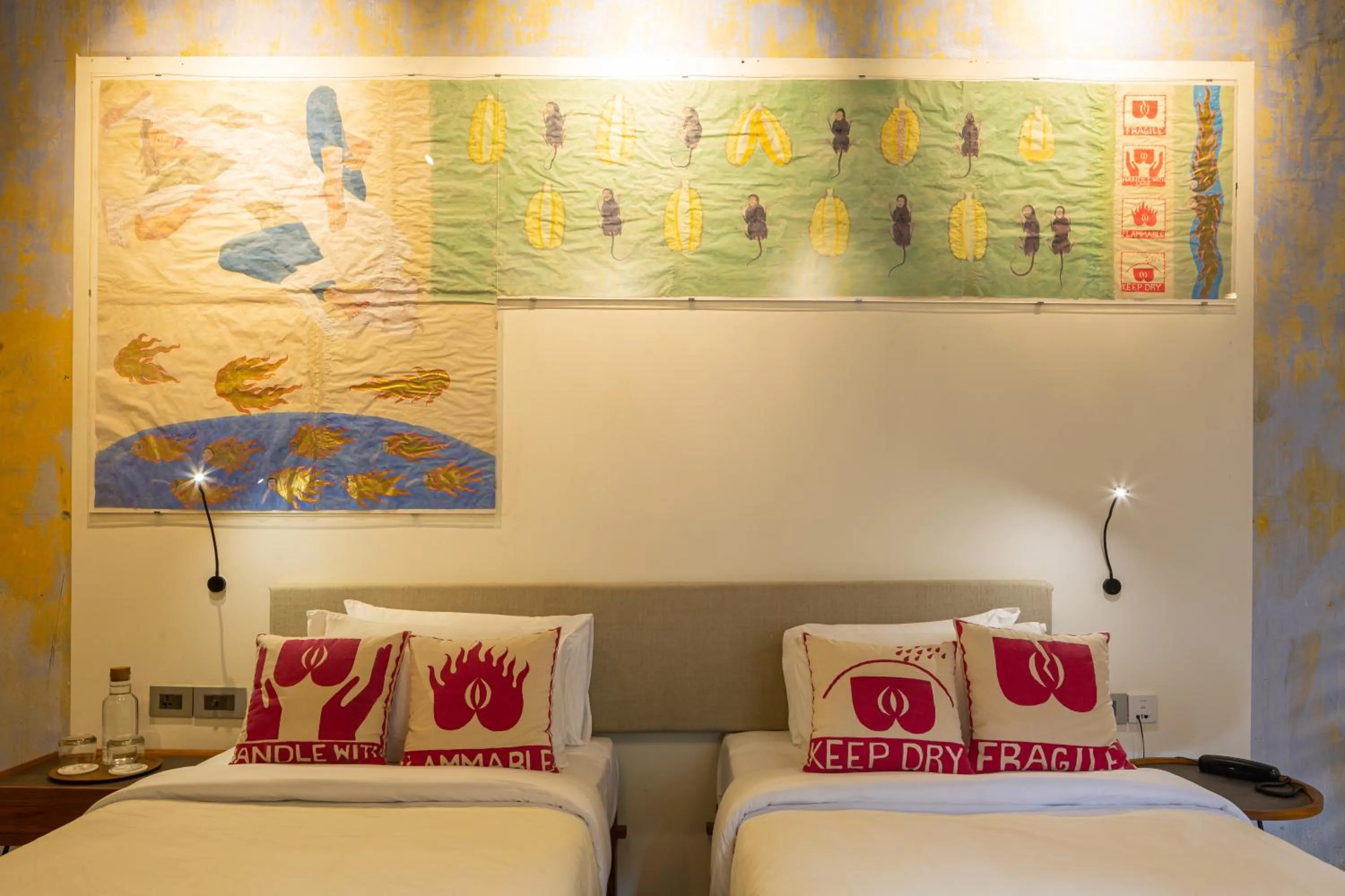 Photo of the whole room, Bed in The Postcard Mandalay Hall, Kochi