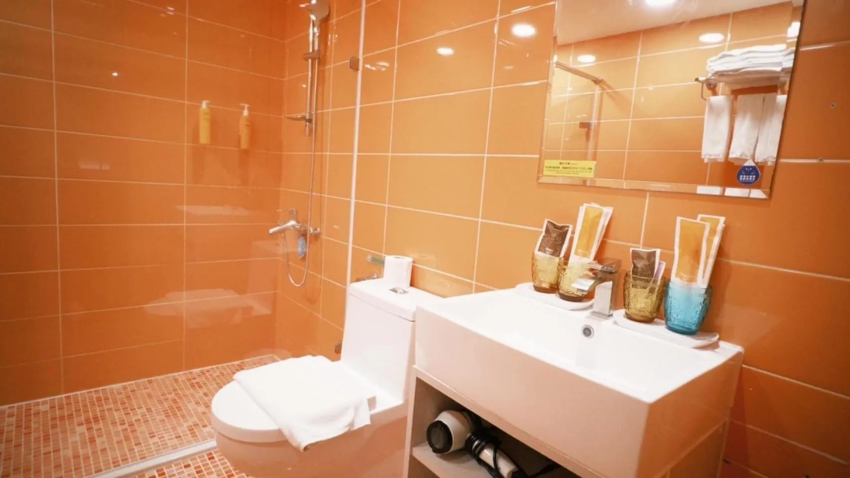 Shower in Hotel Leisure 台中輕行旅