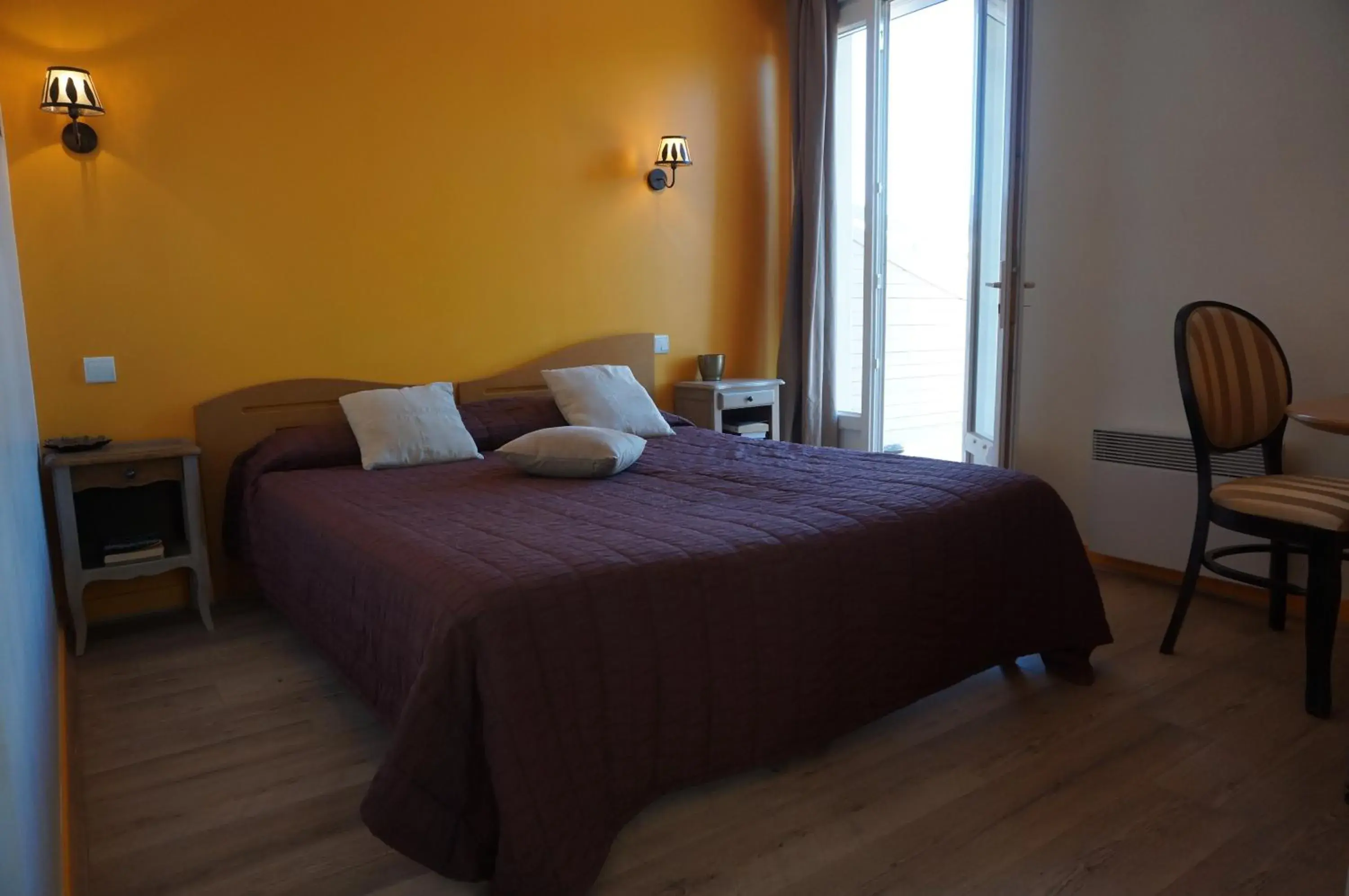 Double Room with Terrace and Lake View in Hôtel du Lac Double Room with Terrace and Lake View in Hôtel du Lac