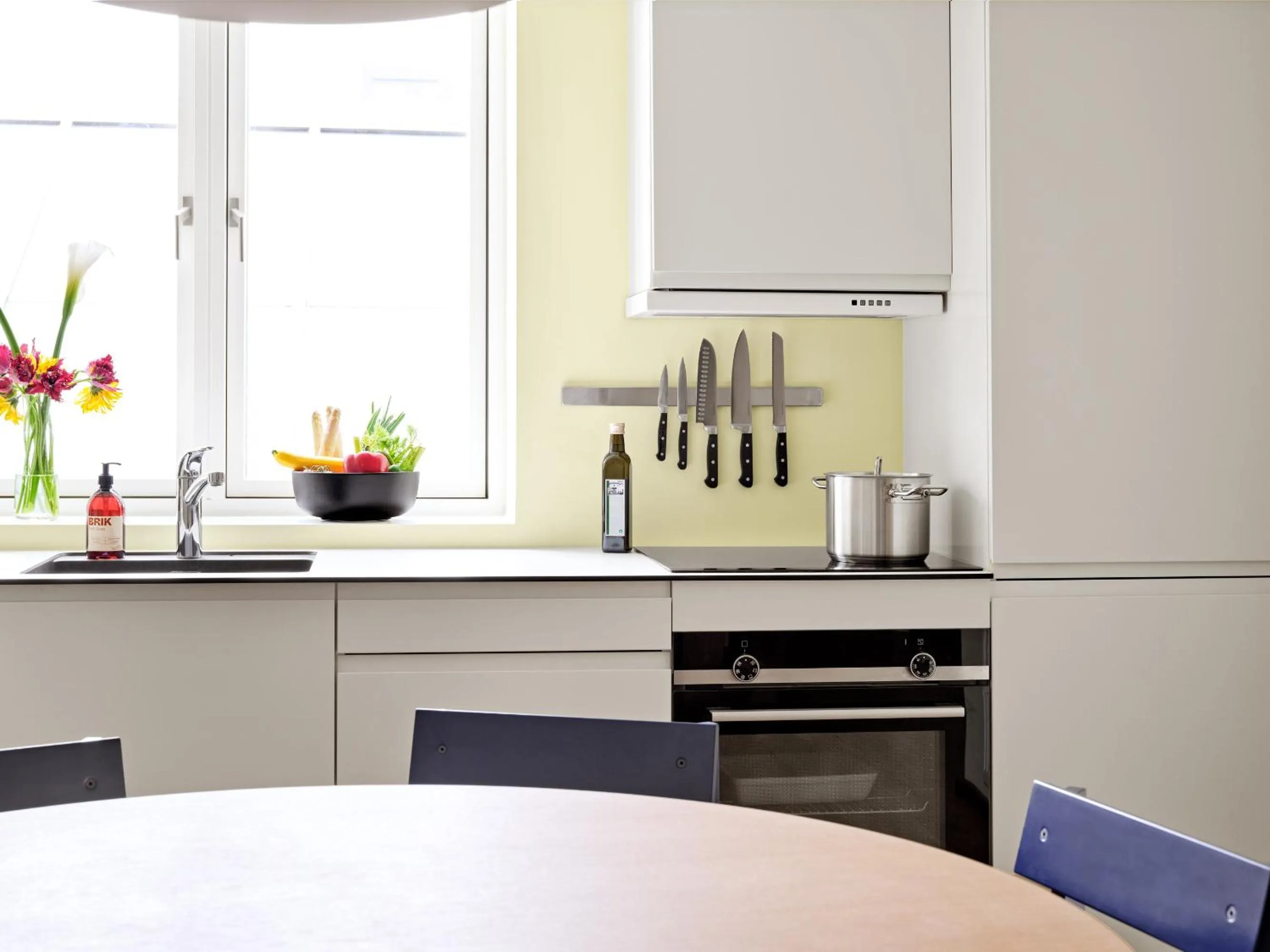 Kitchen or kitchenette in BRIK Apartment Hotel