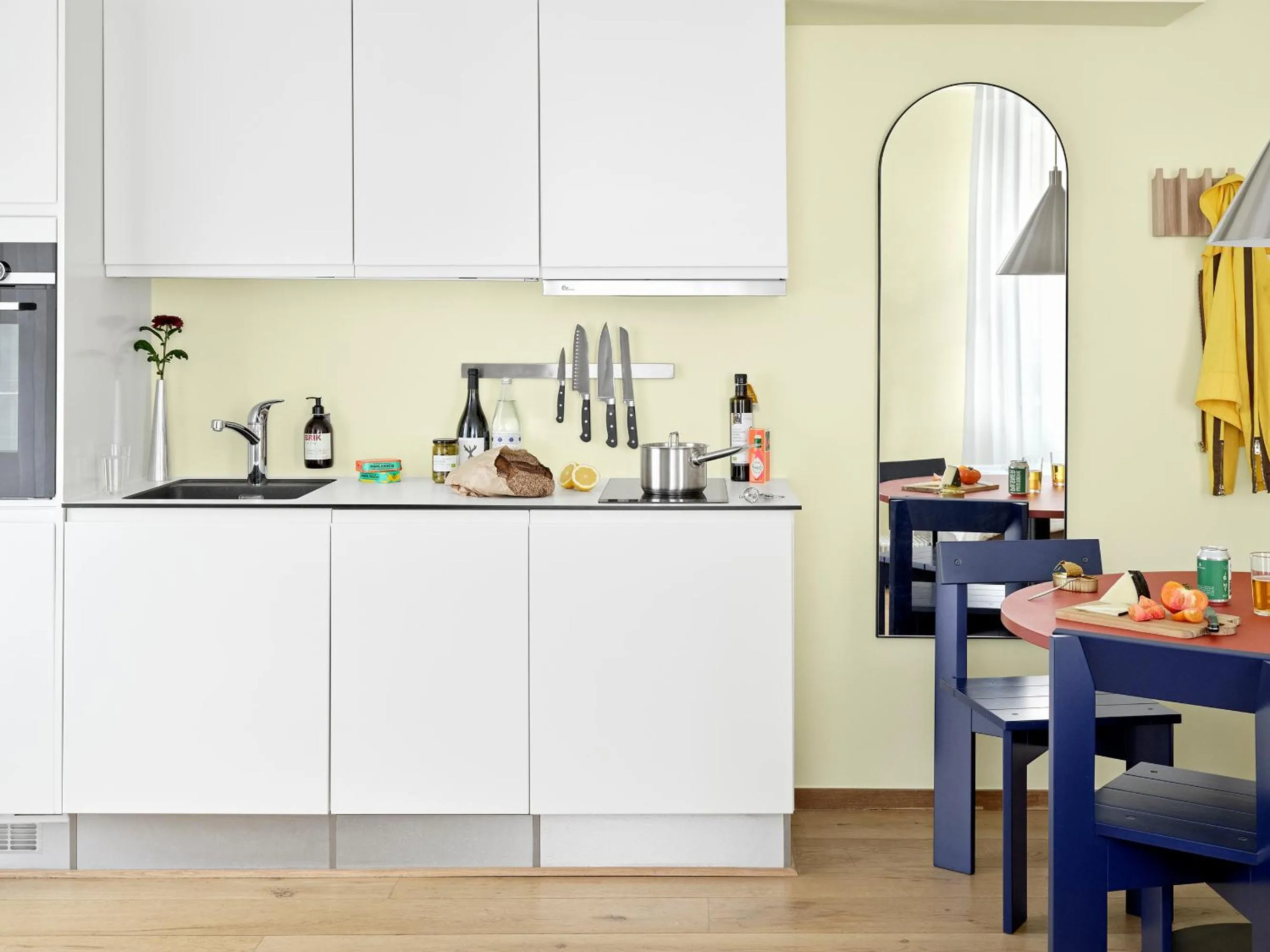 Kitchen or kitchenette in BRIK Apartment Hotel