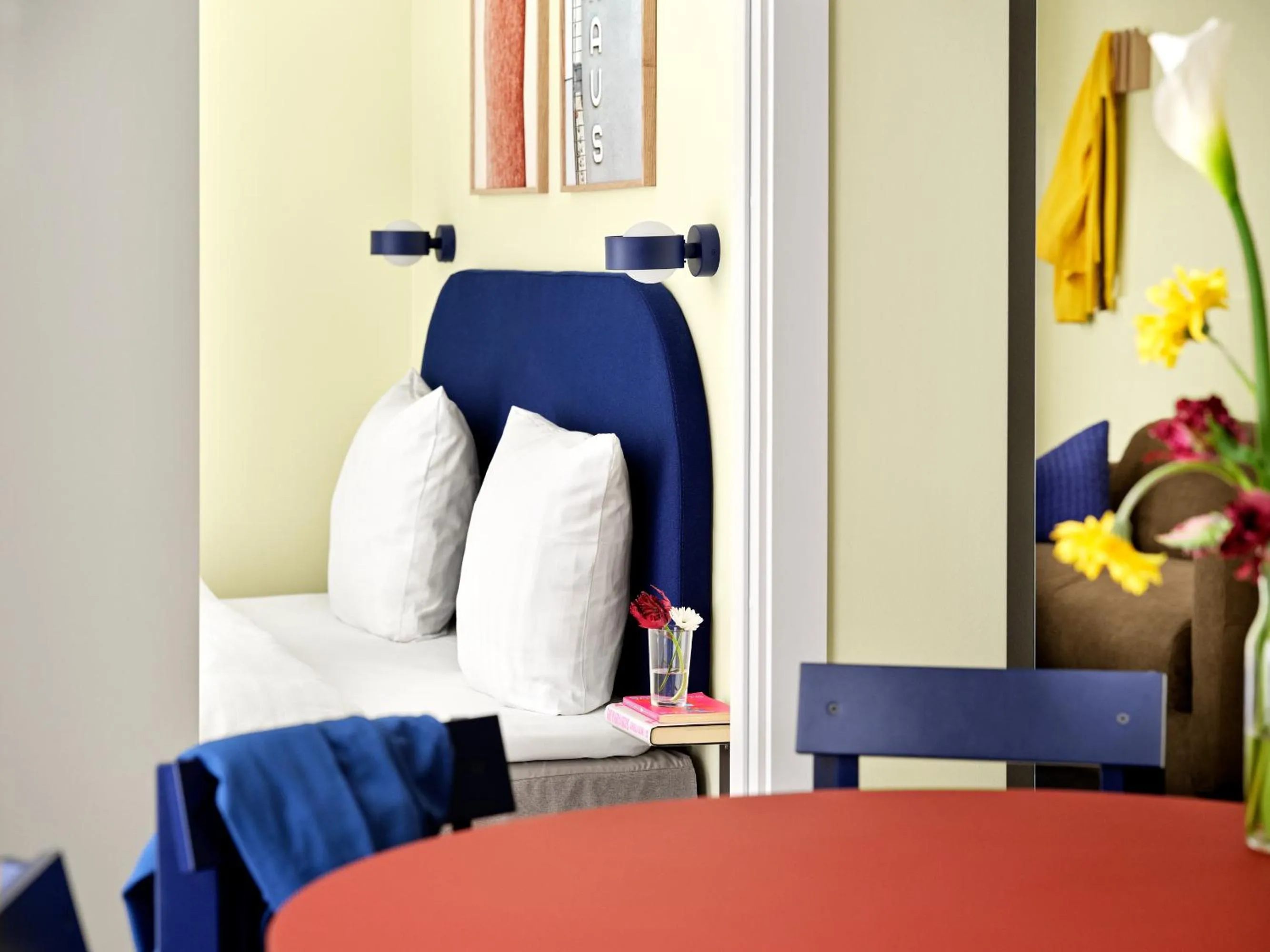 Bed in BRIK Apartment Hotel