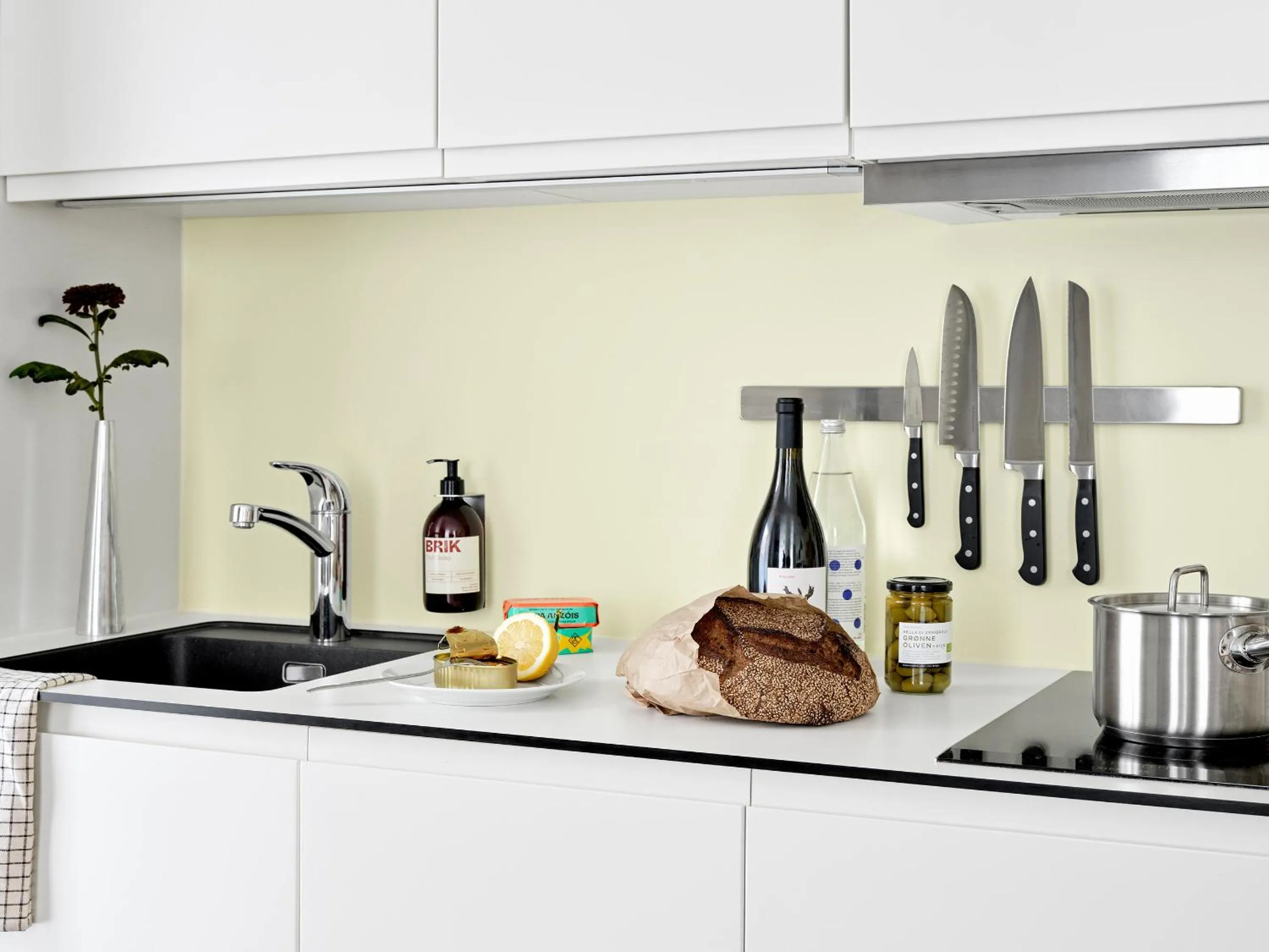 Kitchen or kitchenette in BRIK Apartment Hotel