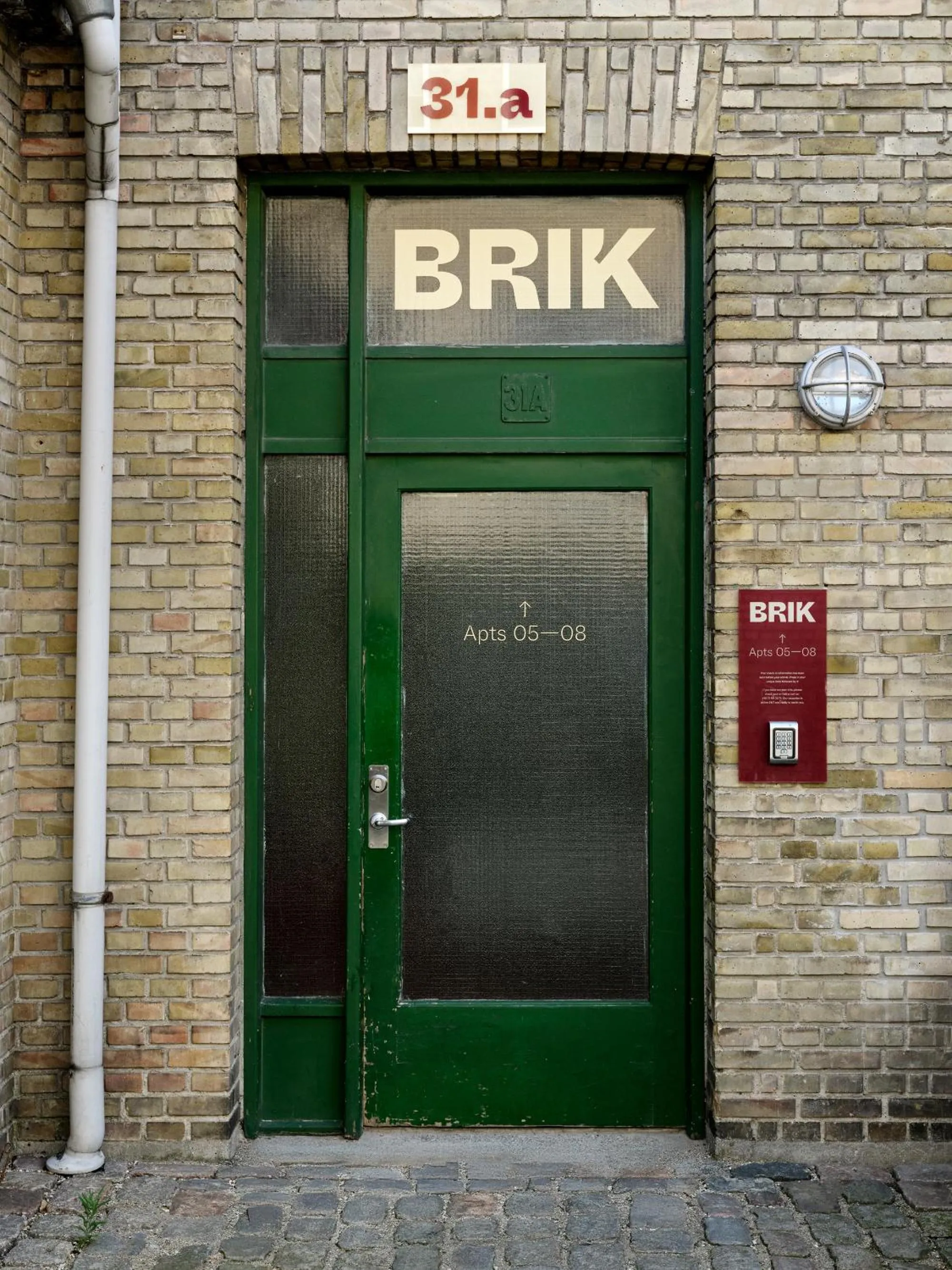 Facade/entrance in BRIK Apartment Hotel
