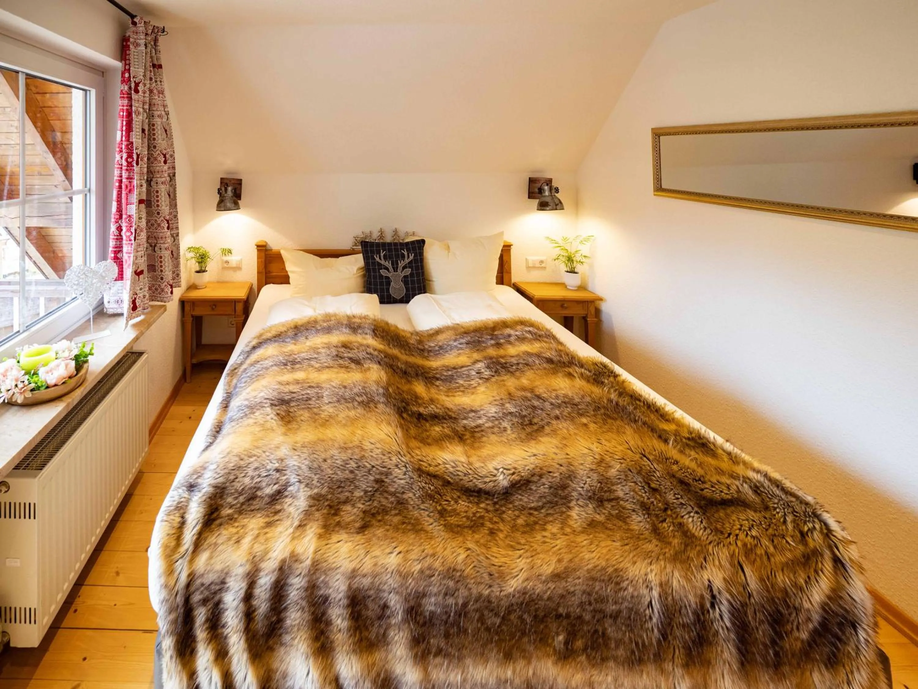 Bed in Hotel & Restaurant Grüner Baum - Die Grüne Oase Am Feldberg