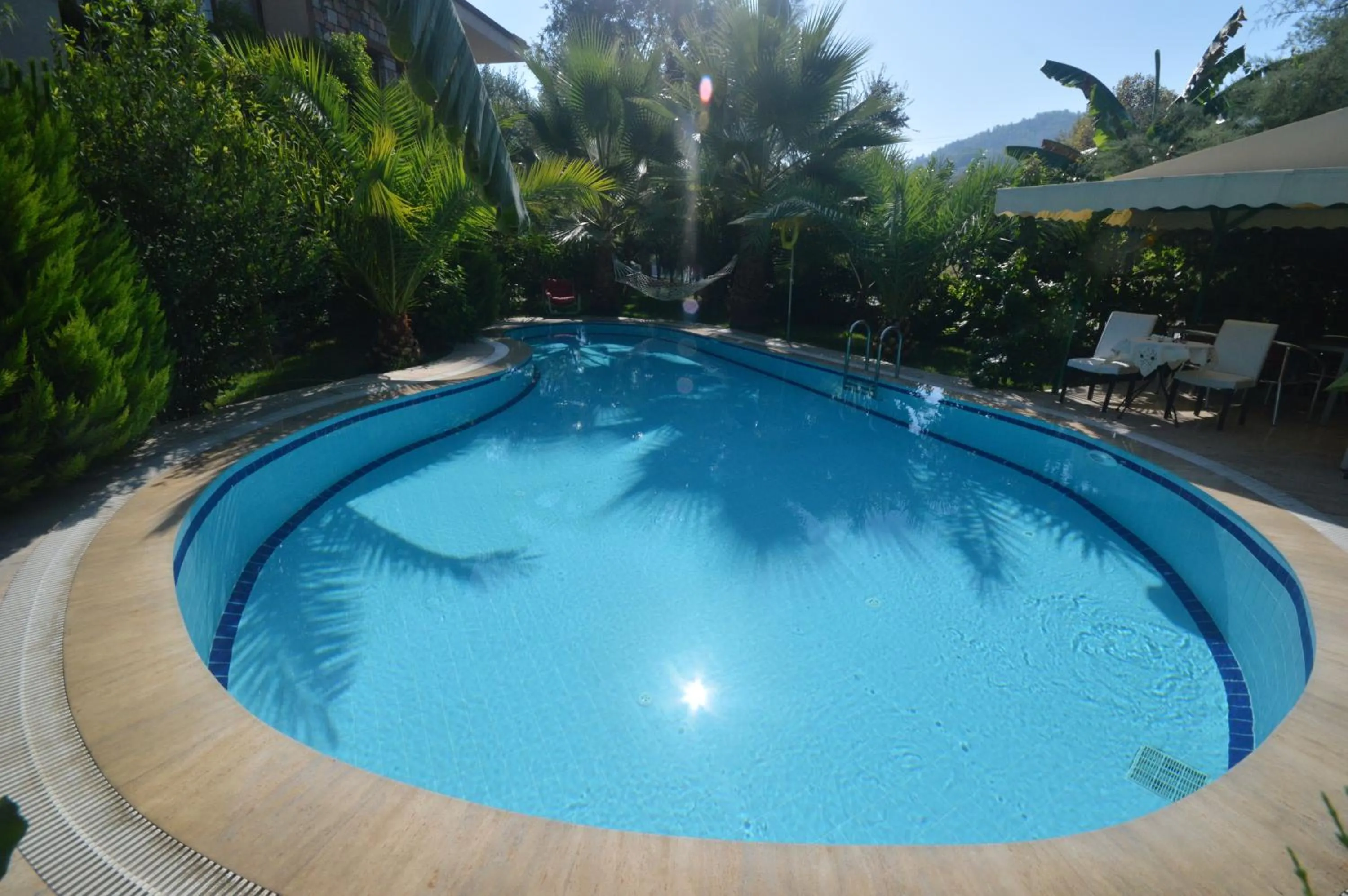 Pool view in Jasmin Apart Otel