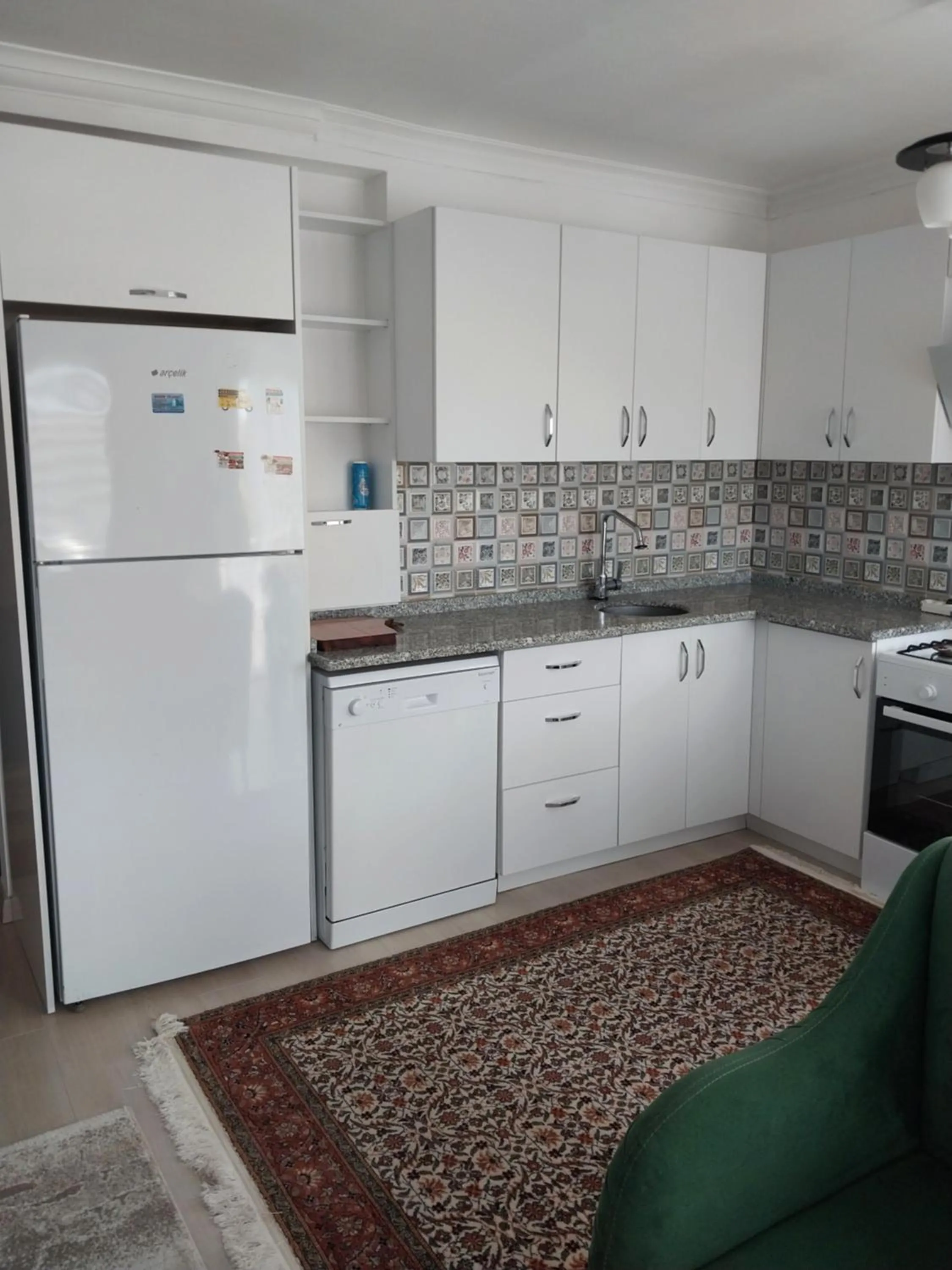 Kitchen or kitchenette in Jasmin Apart Otel