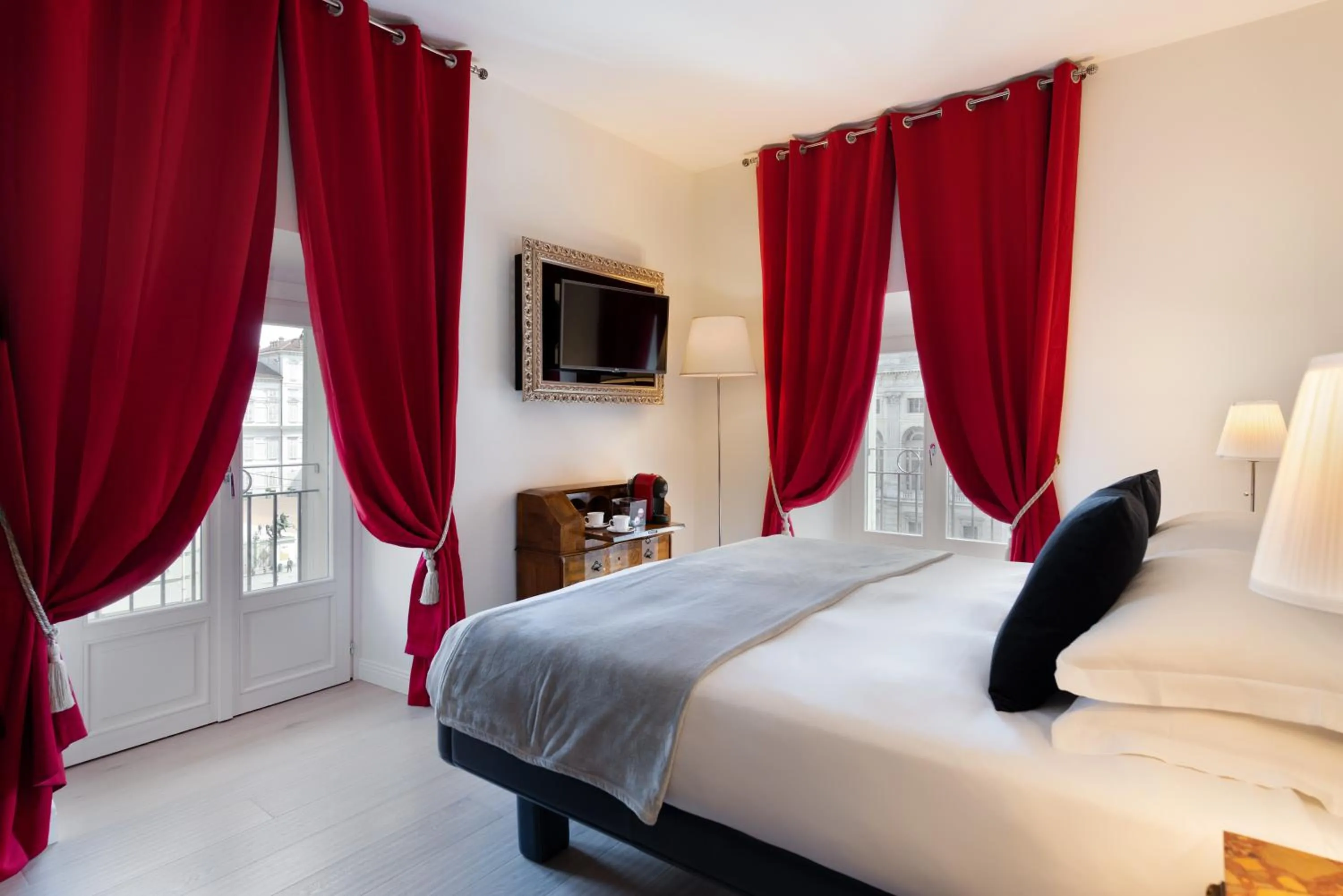 Bed in Corte Realdi Luxury Rooms Torino