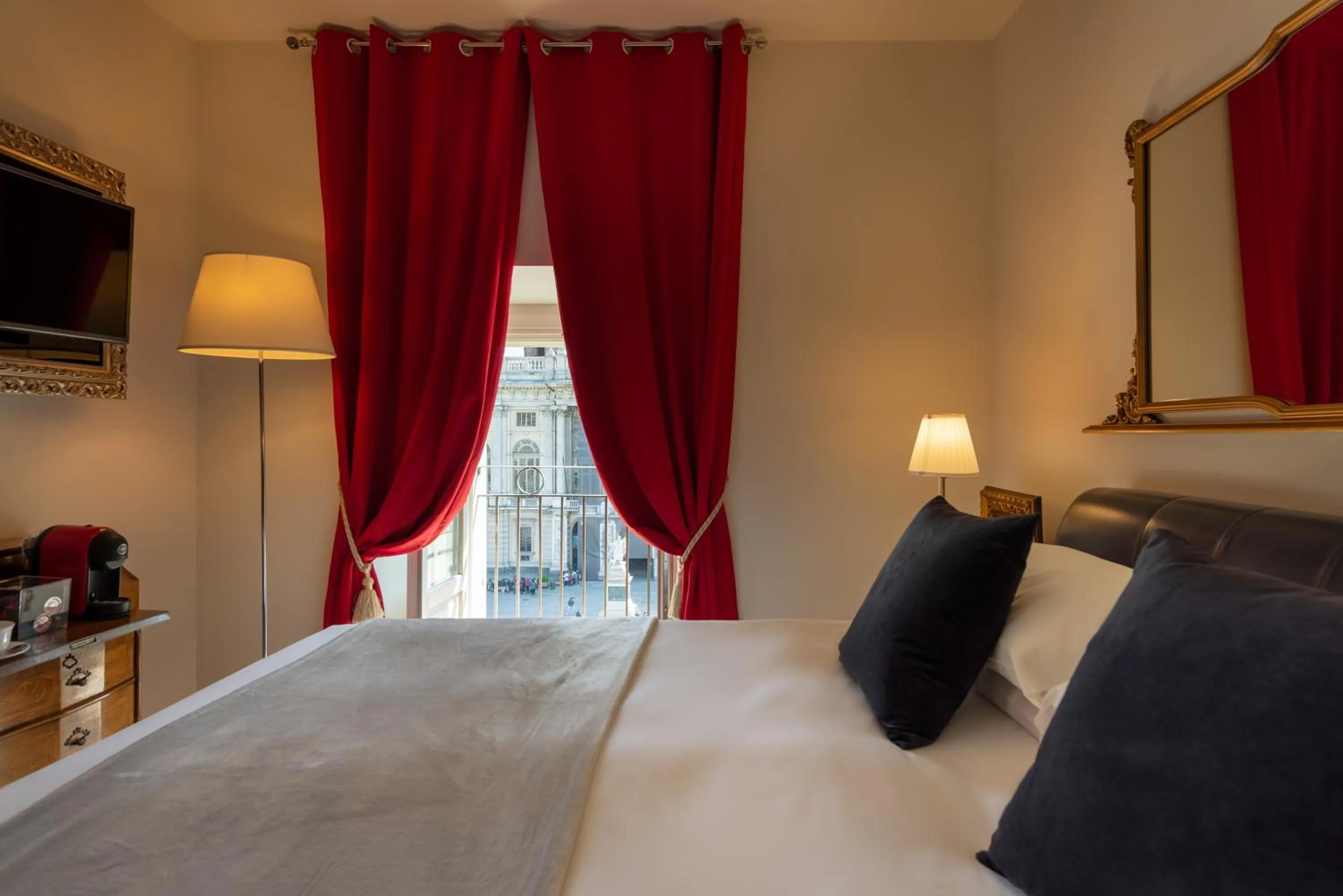 Bed in Corte Realdi Luxury Rooms Torino