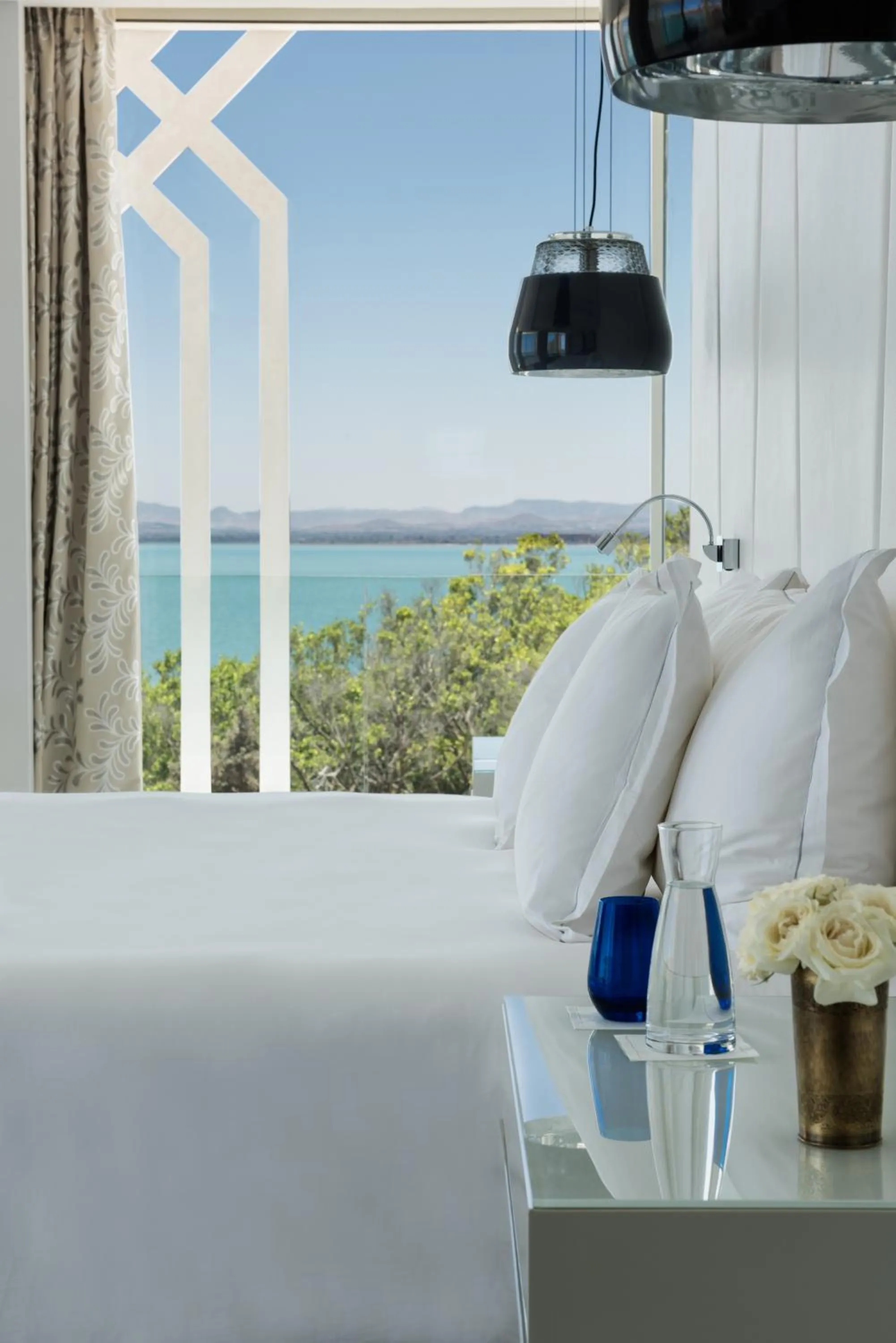 View (from property/room), Bed in Marchica Lagoon Resort