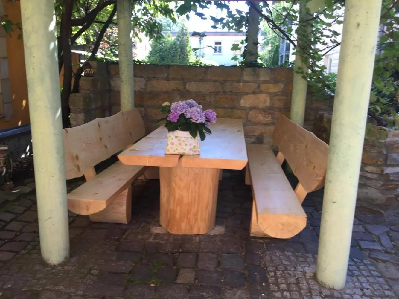 Garden view in Art Apartments