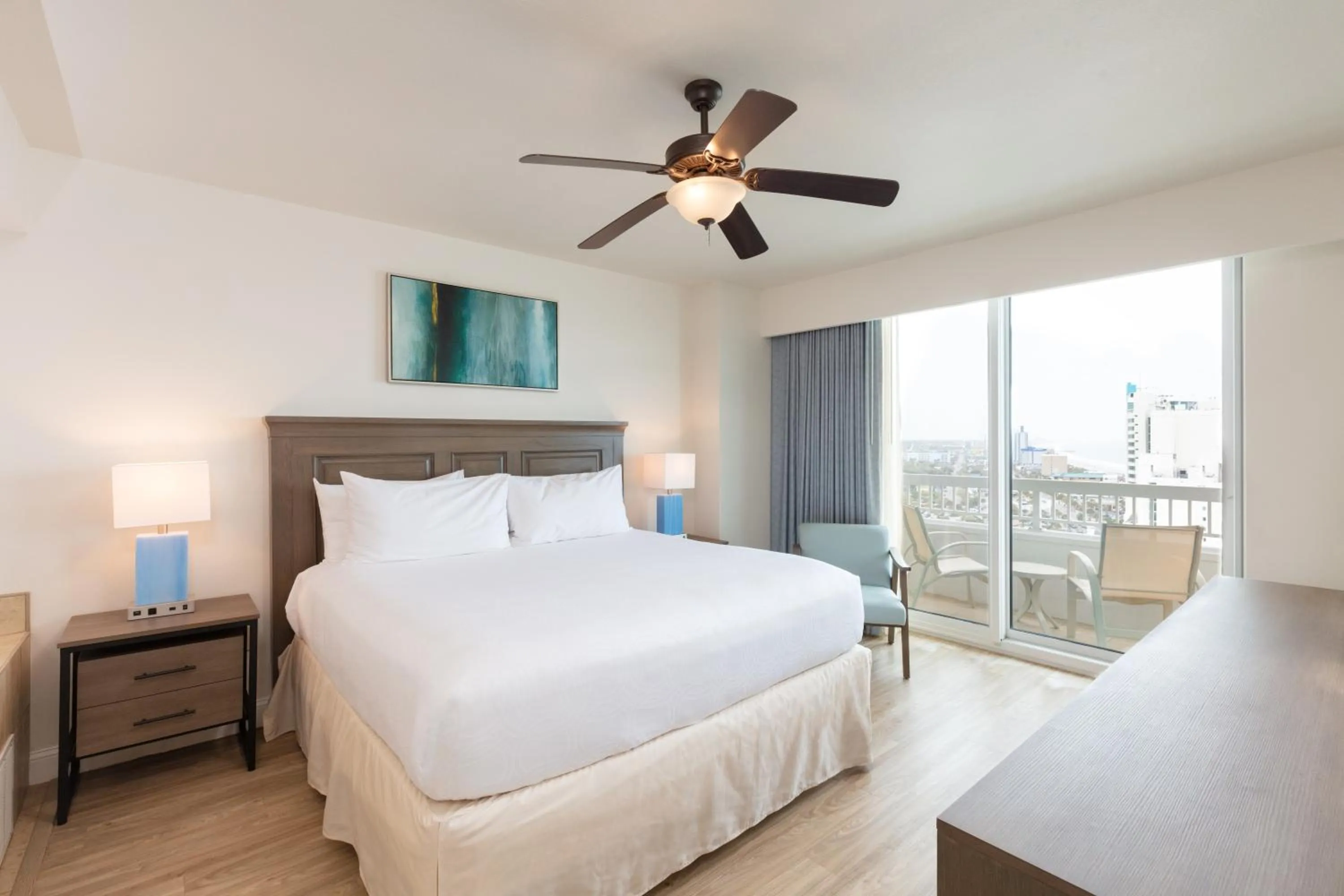 Bed in Westgate Myrtle Beach Oceanfront Resort