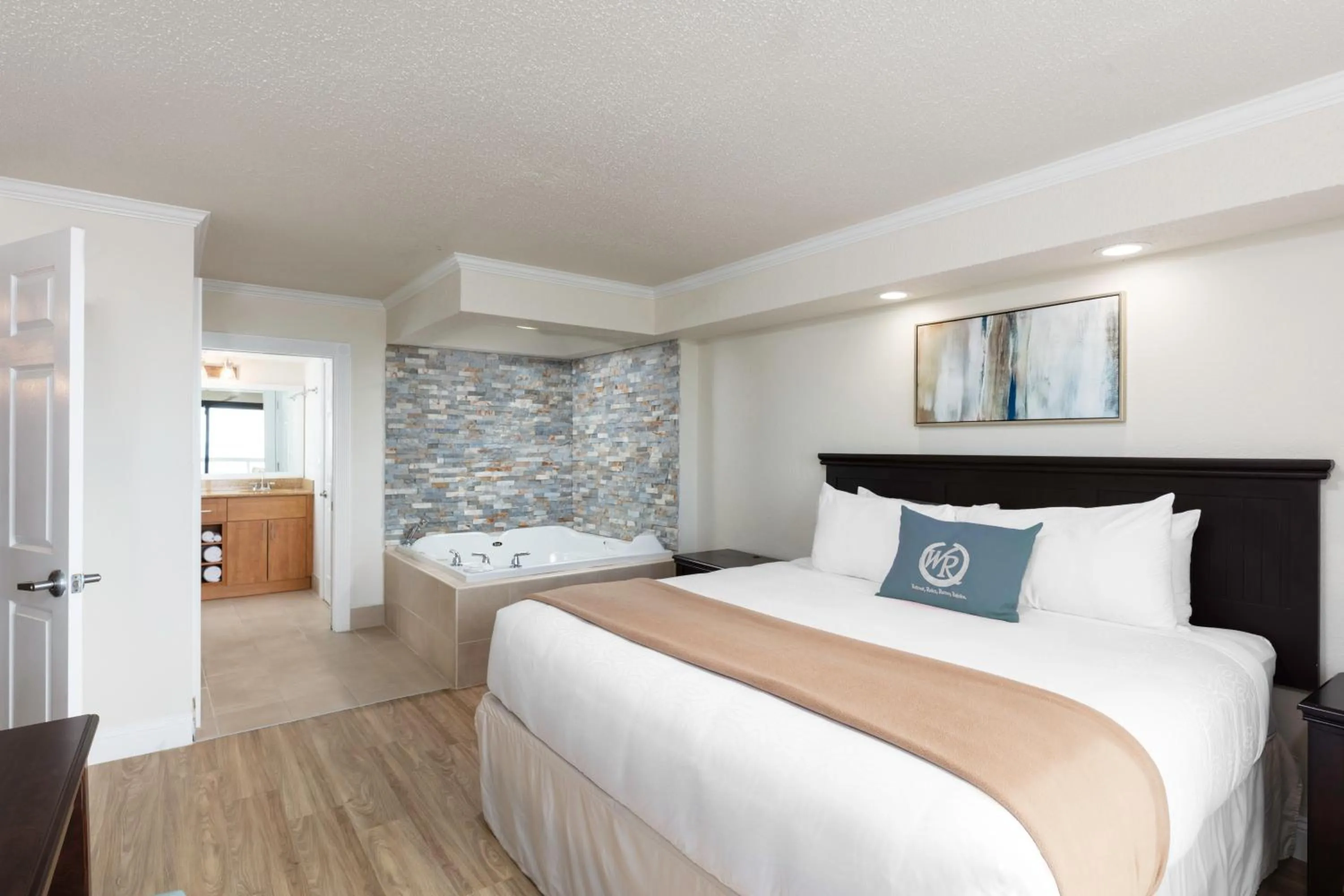 Bed in Westgate Myrtle Beach Oceanfront Resort