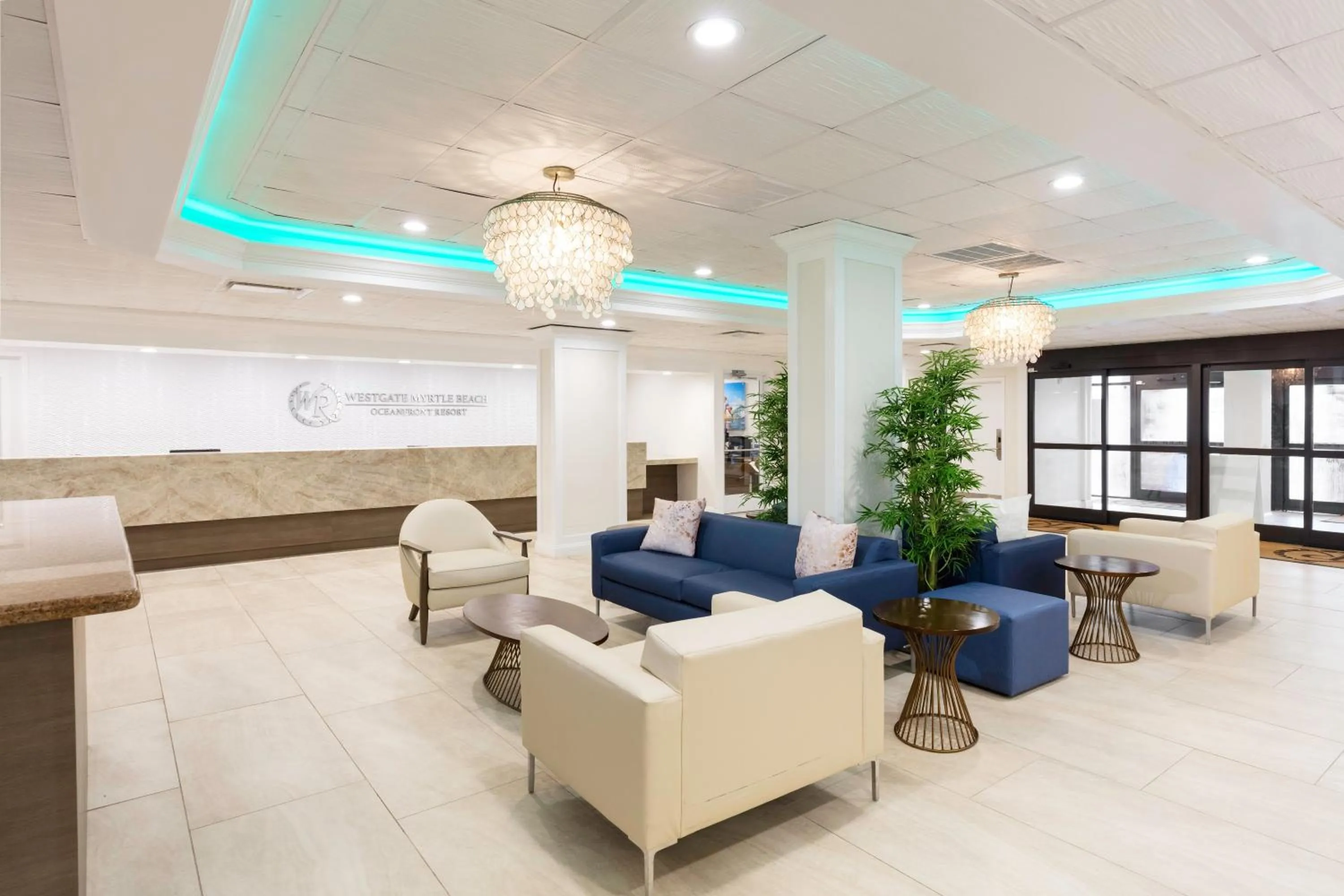 Lobby or reception in Westgate Myrtle Beach Oceanfront Resort