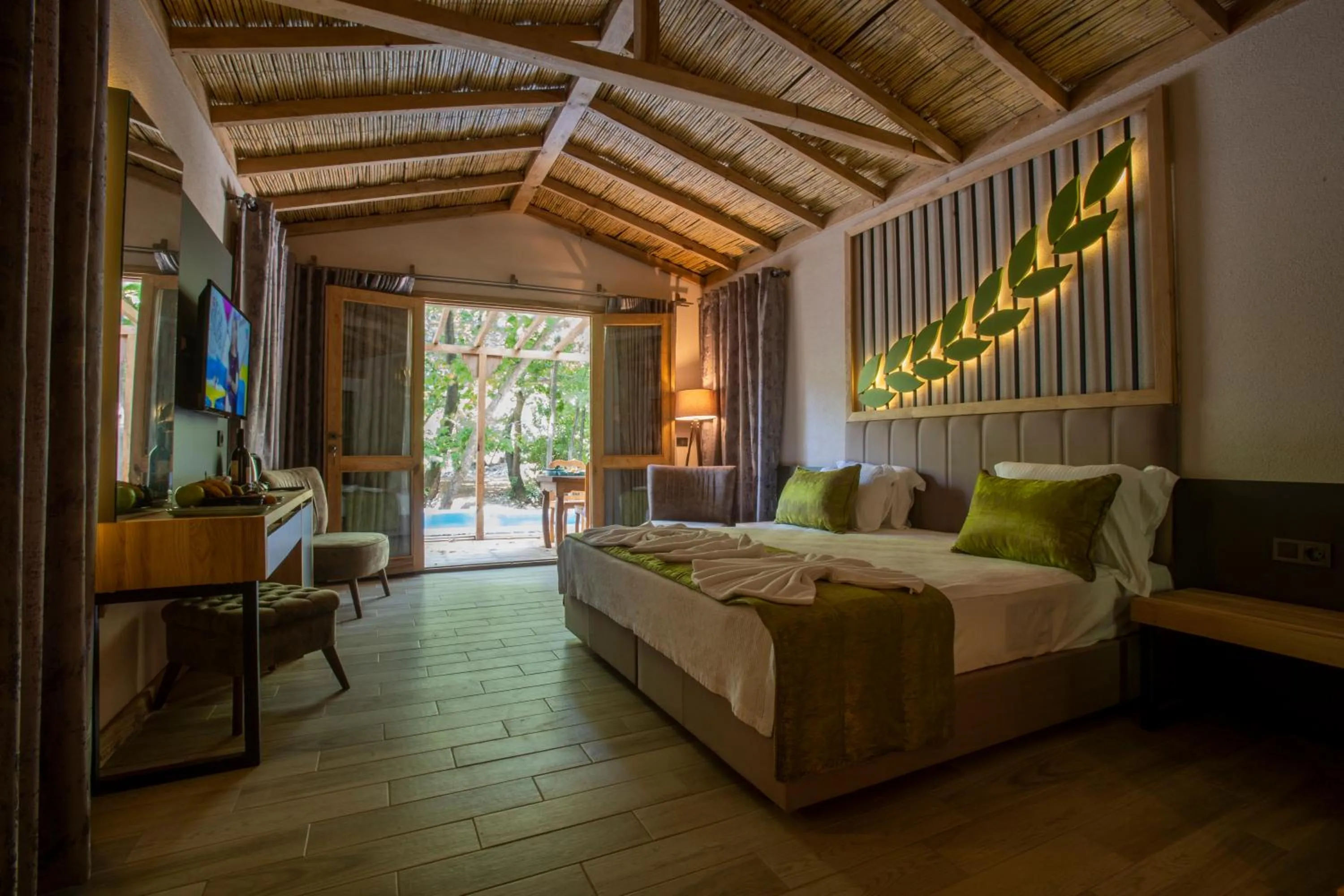 Bedroom in Suna Village Hotel & Bungalow Fethiye