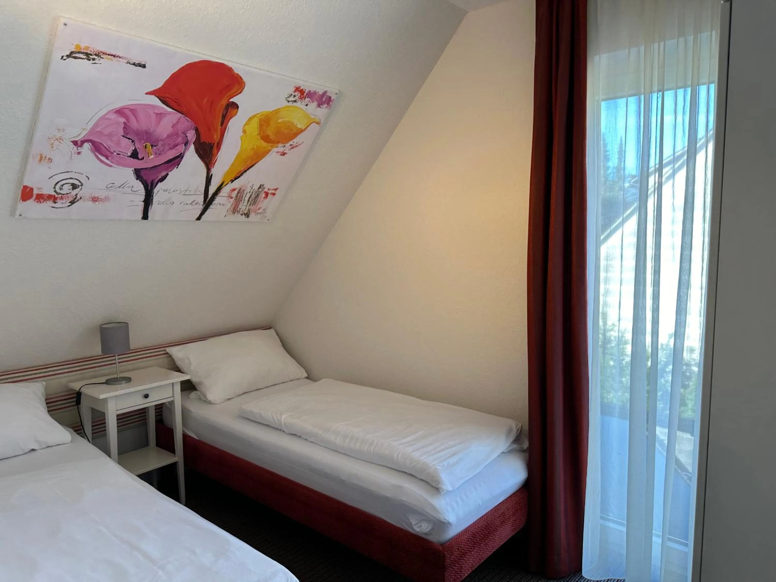 Bedroom, Bed in Löwenstein Ferienwohnungen