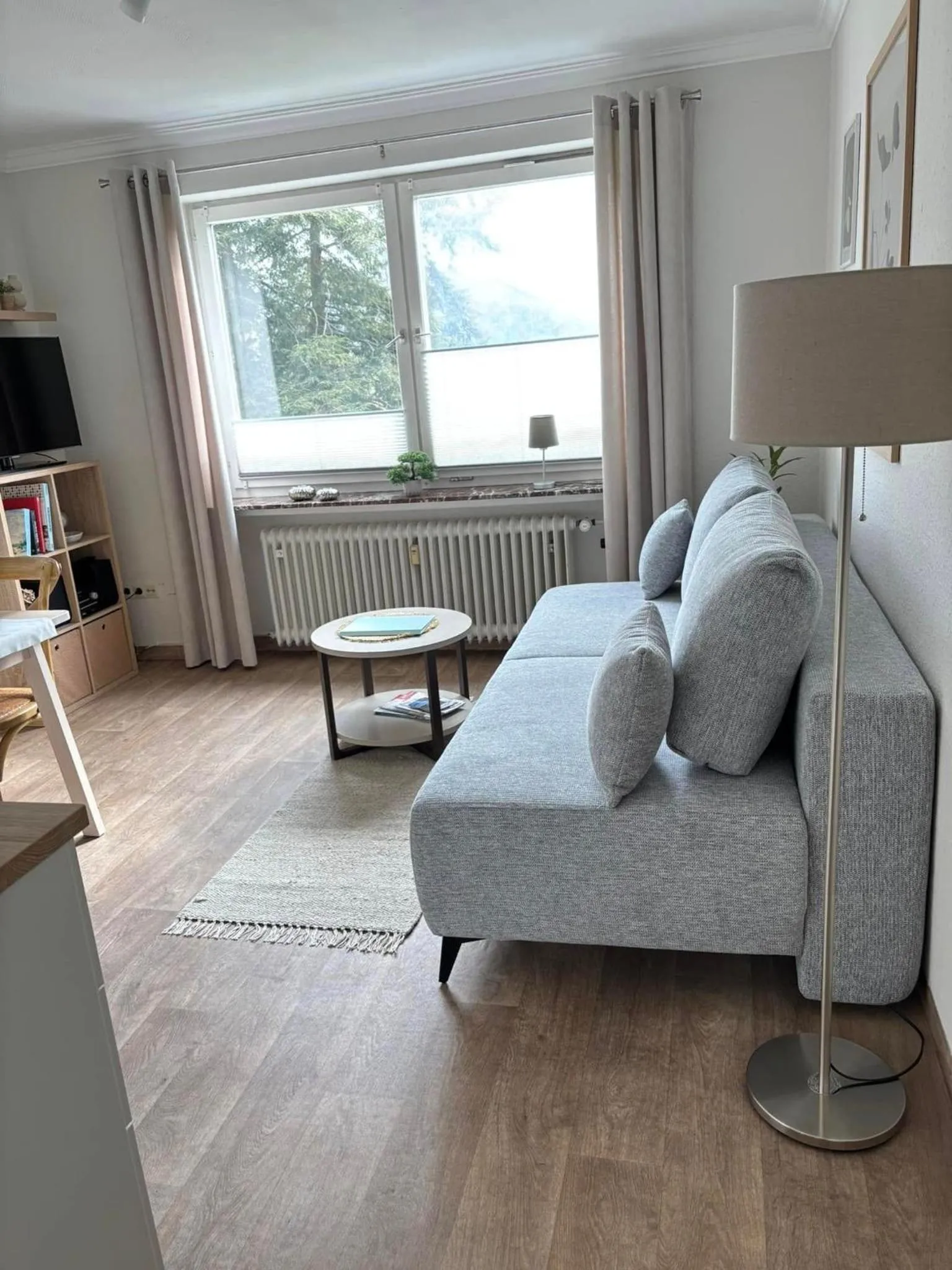 Living room, Bed in Löwenstein Ferienwohnungen