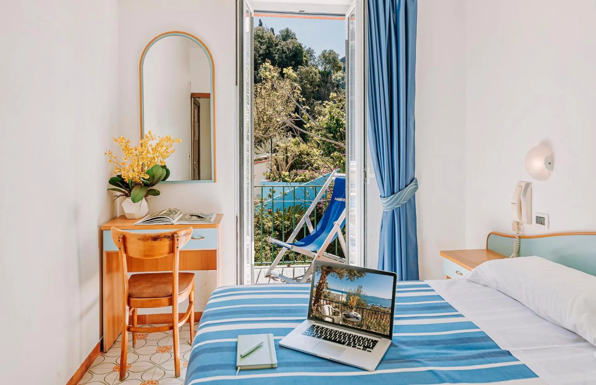 Bedroom, Bed in Hotel Bagnitiello