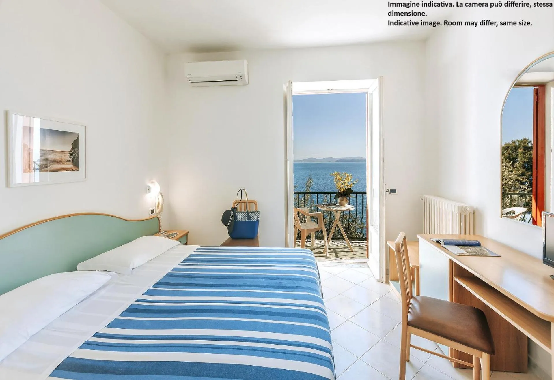 Bedroom, Bed in Hotel Bagnitiello