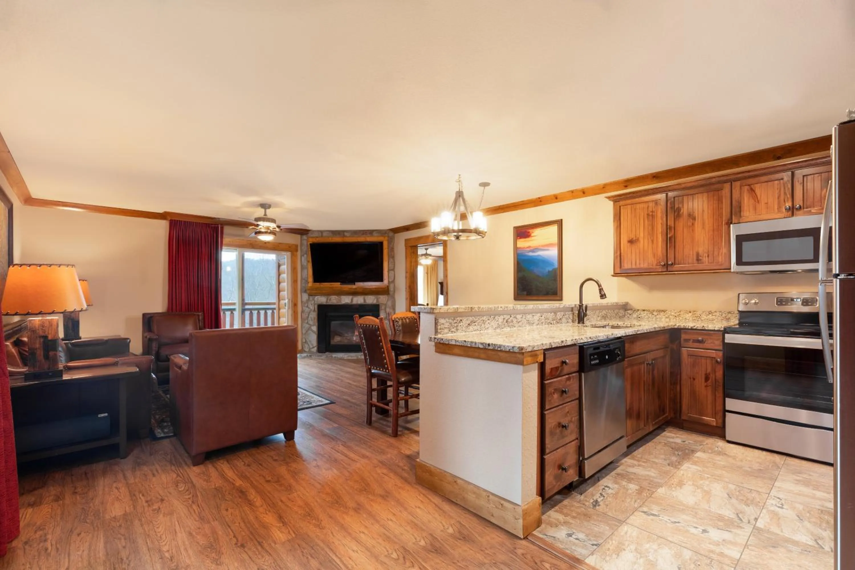 Kitchen or kitchenette in Westgate Smoky Mountain Resort & Spa