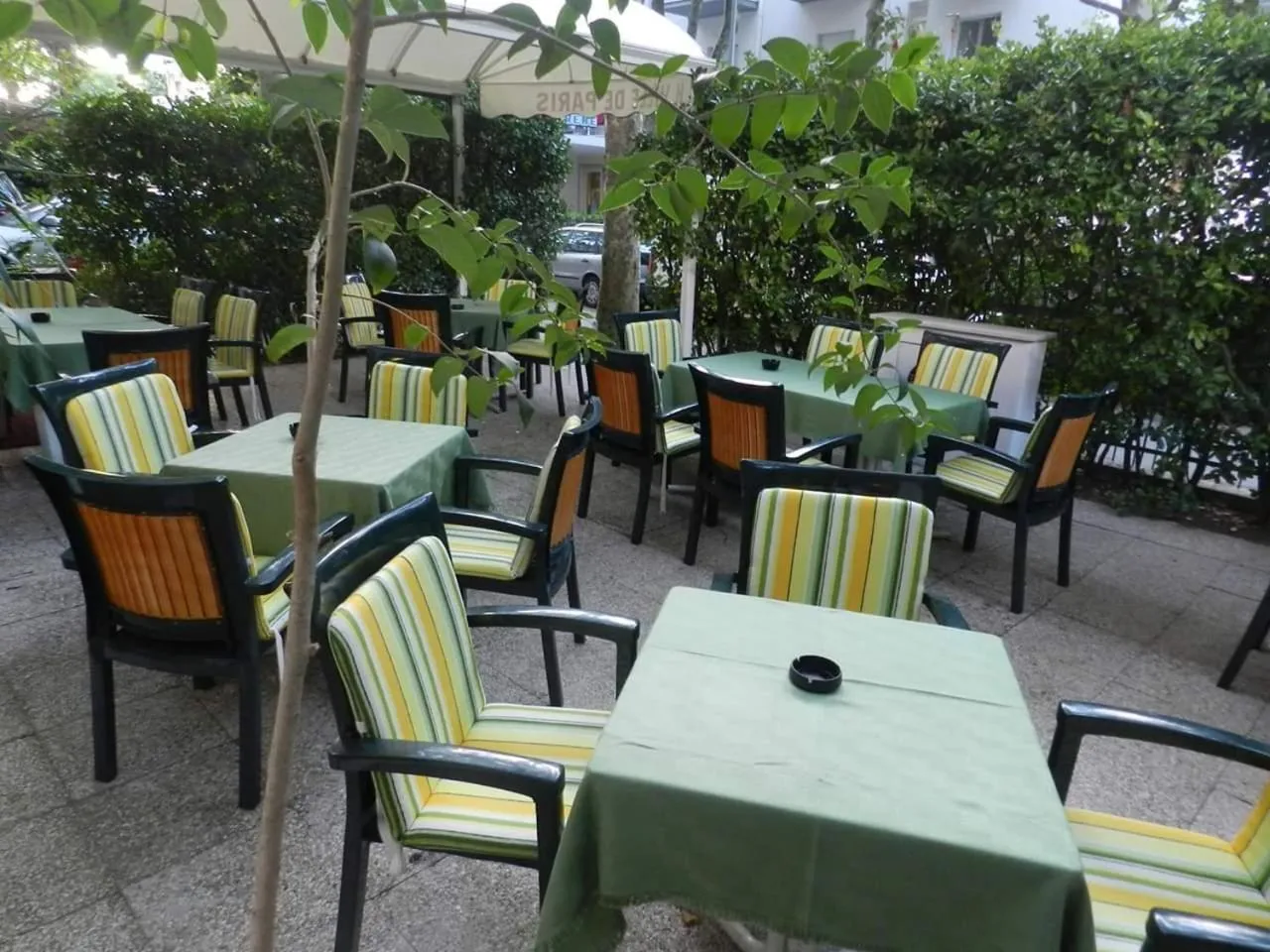Garden in Hotel Ville De Paris