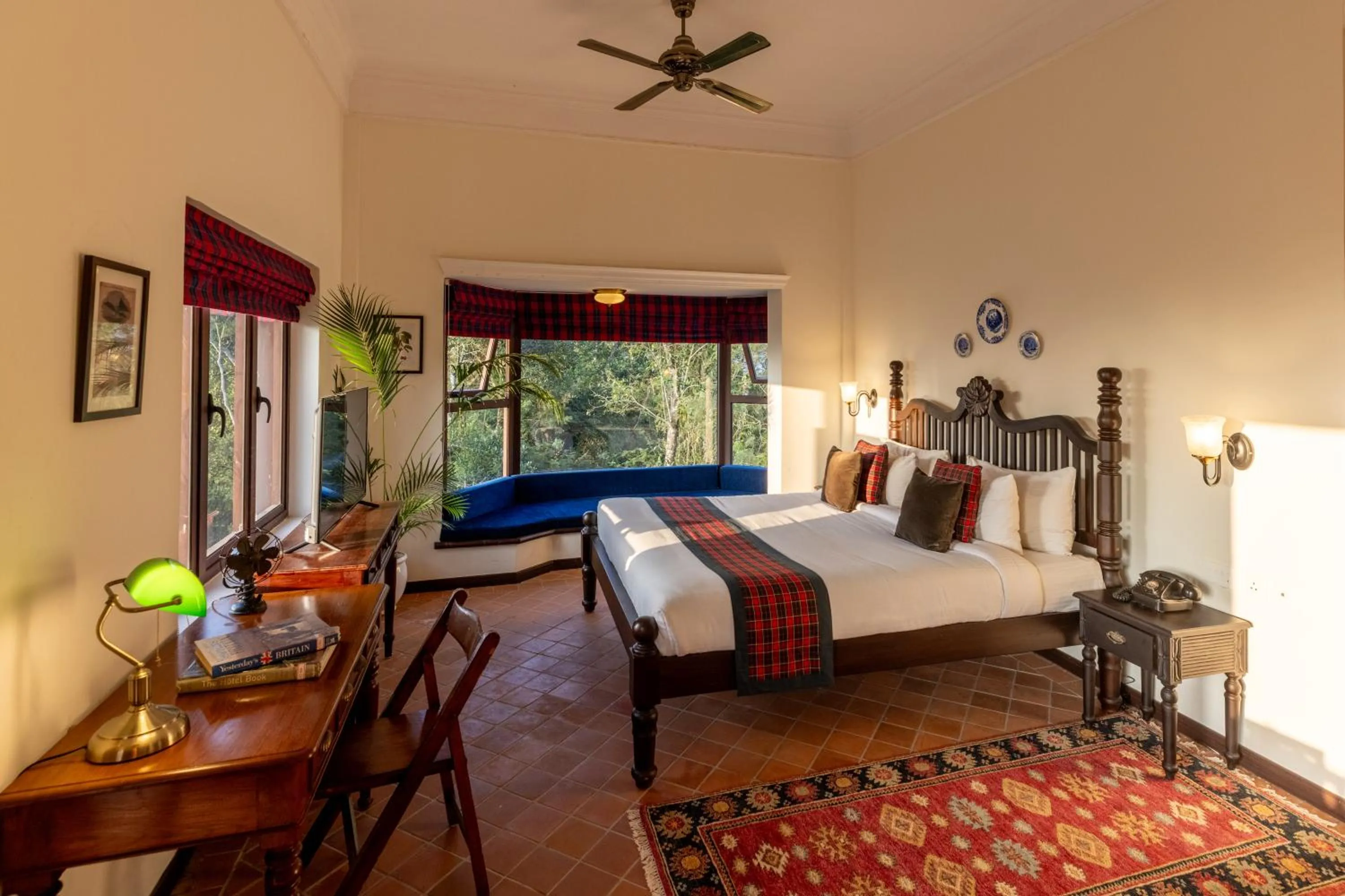 Bedroom, Bed in Old Kent Estates & Spa, Coorg