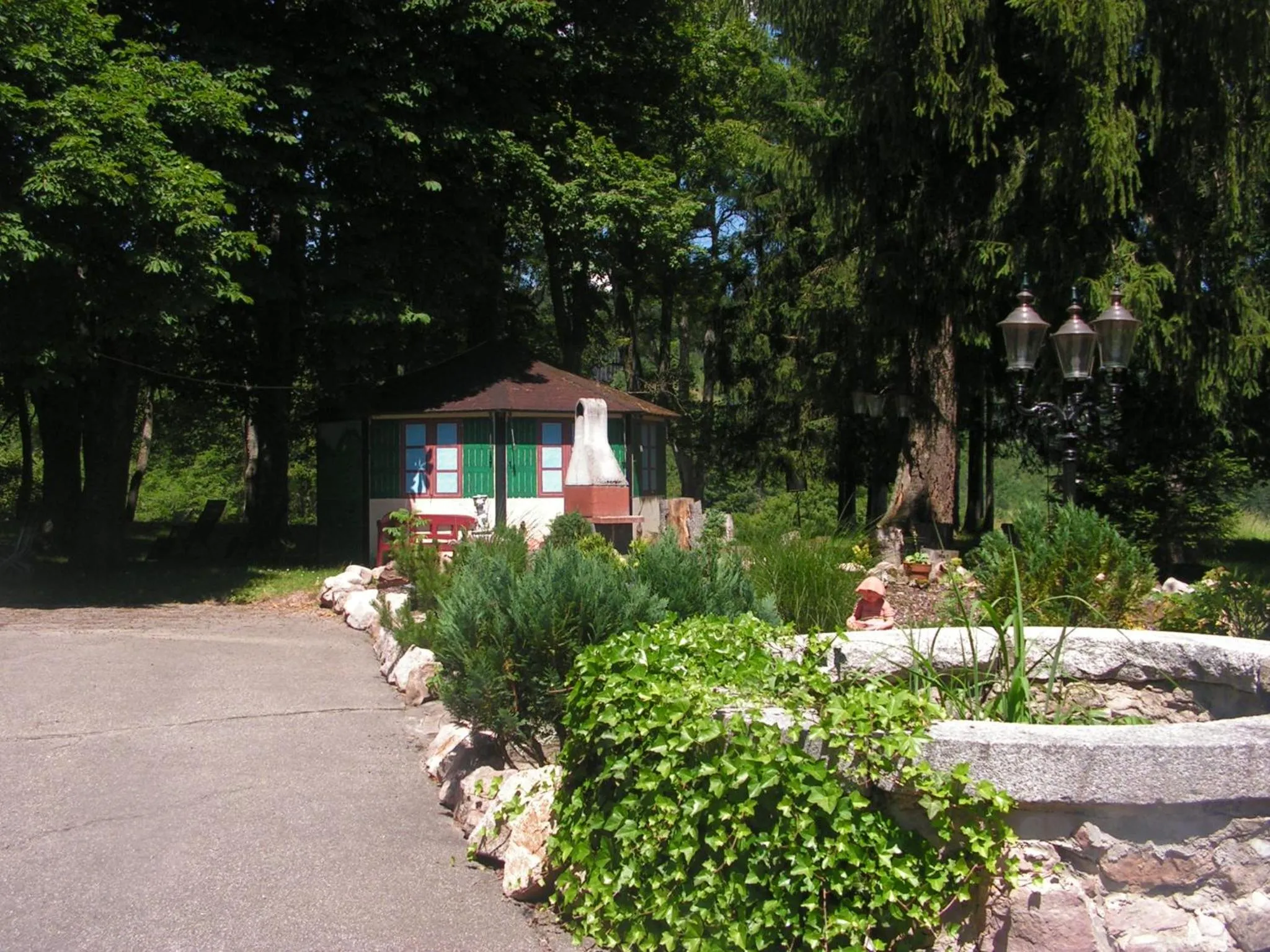 BBQ facilities in Hotel Sternen