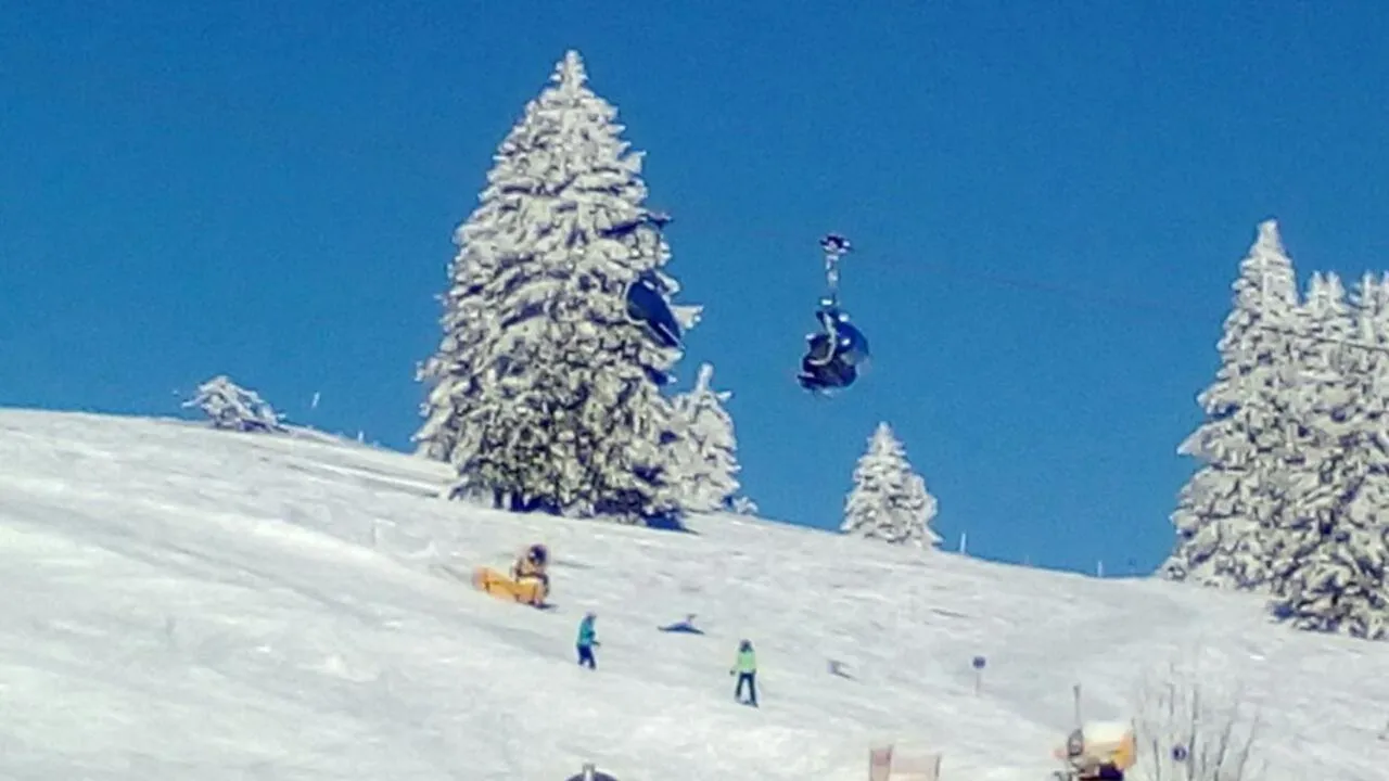 Skiing in Hotel Sternen