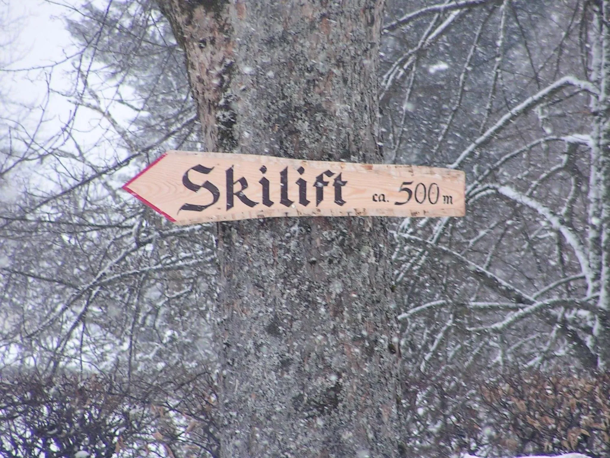 Skiing in Hotel Sternen