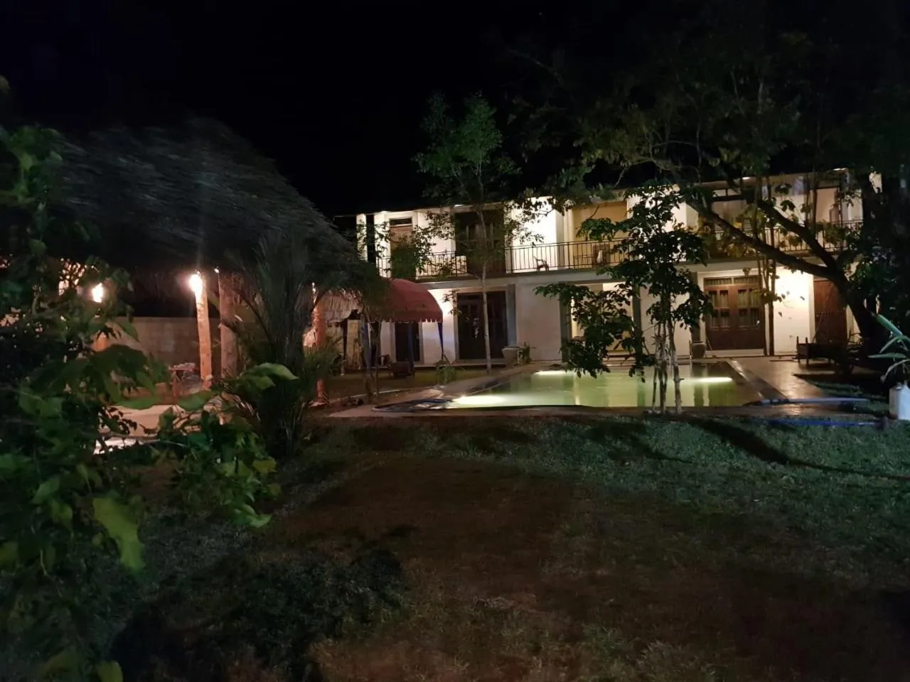 Garden view in il Frangipane