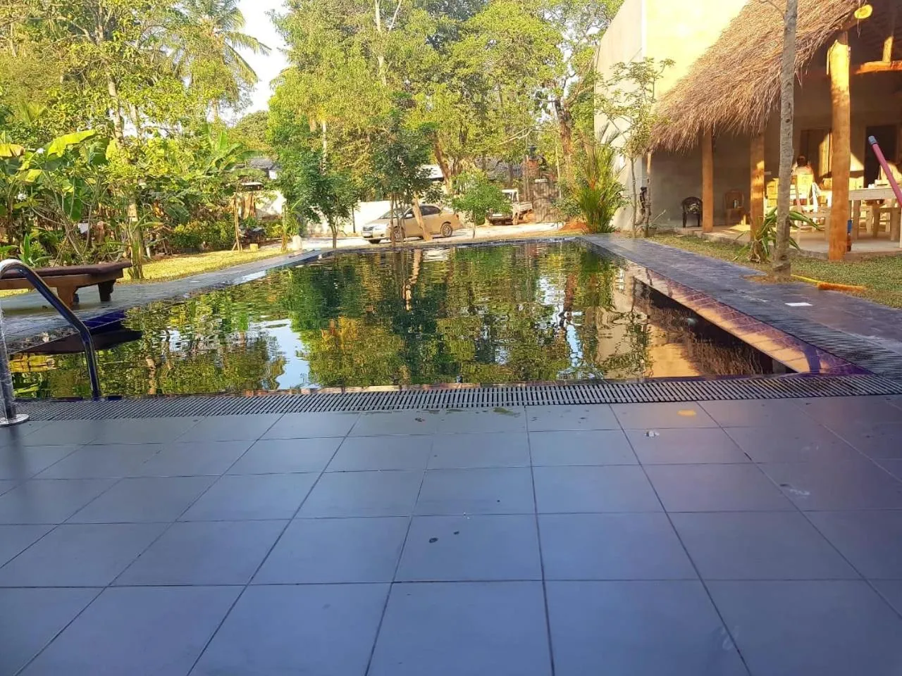 Garden view in il Frangipane