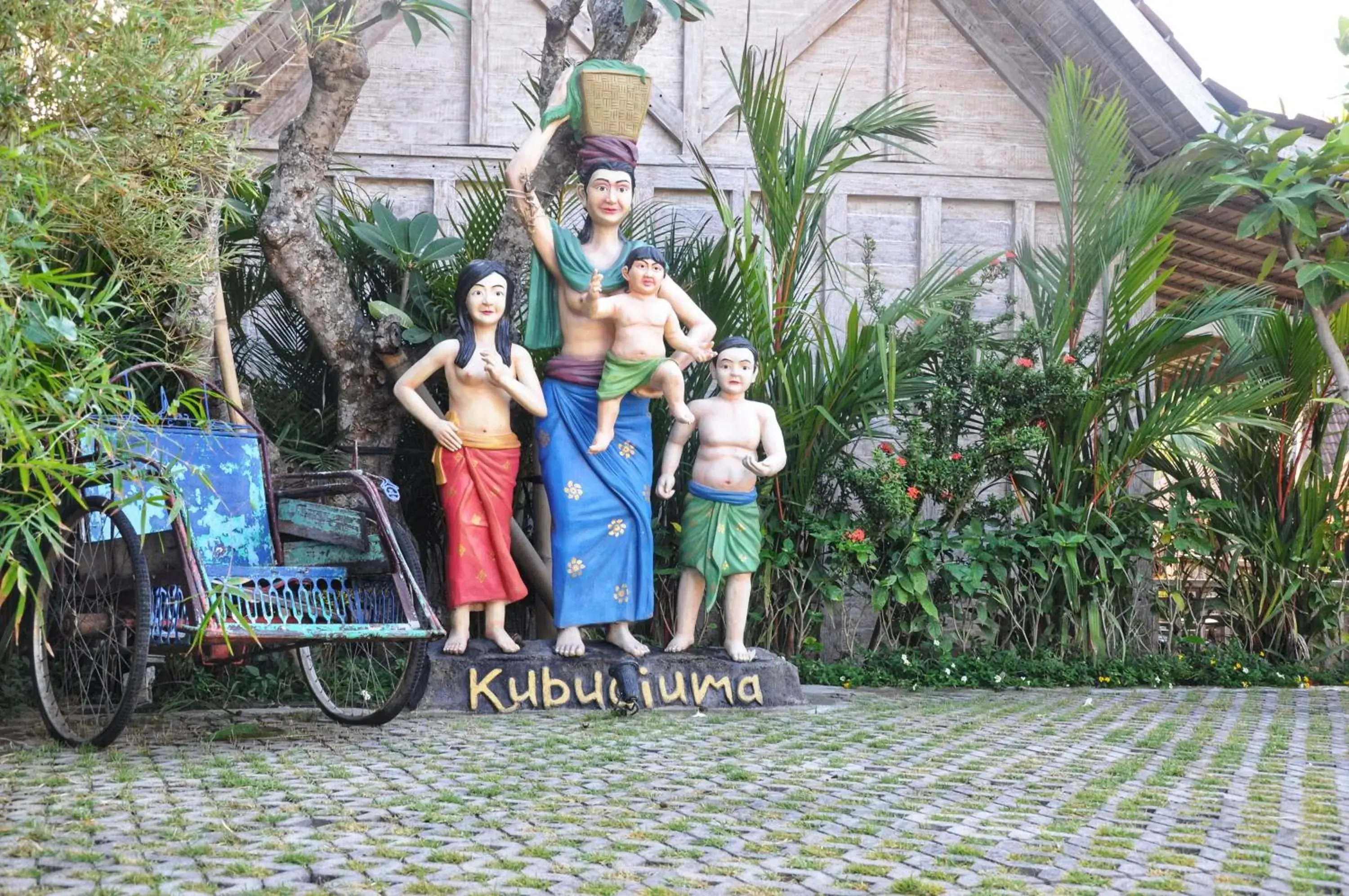 Property building in Kubudiuma Villas Bali Property building in Kubudiuma Villas Bali