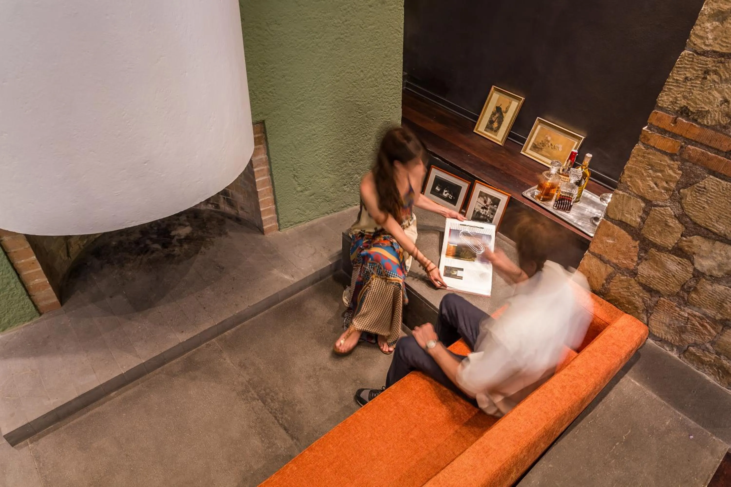 Seating area in Fauno Urban Resort