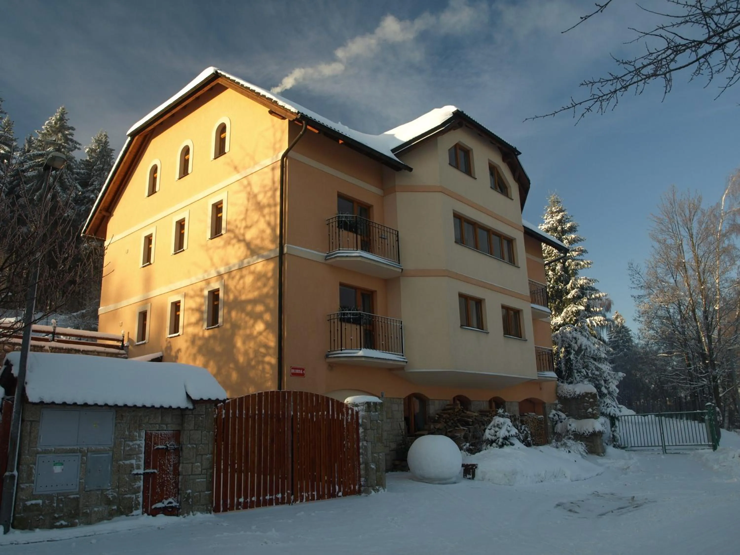 Facade/entrance in Pension Král