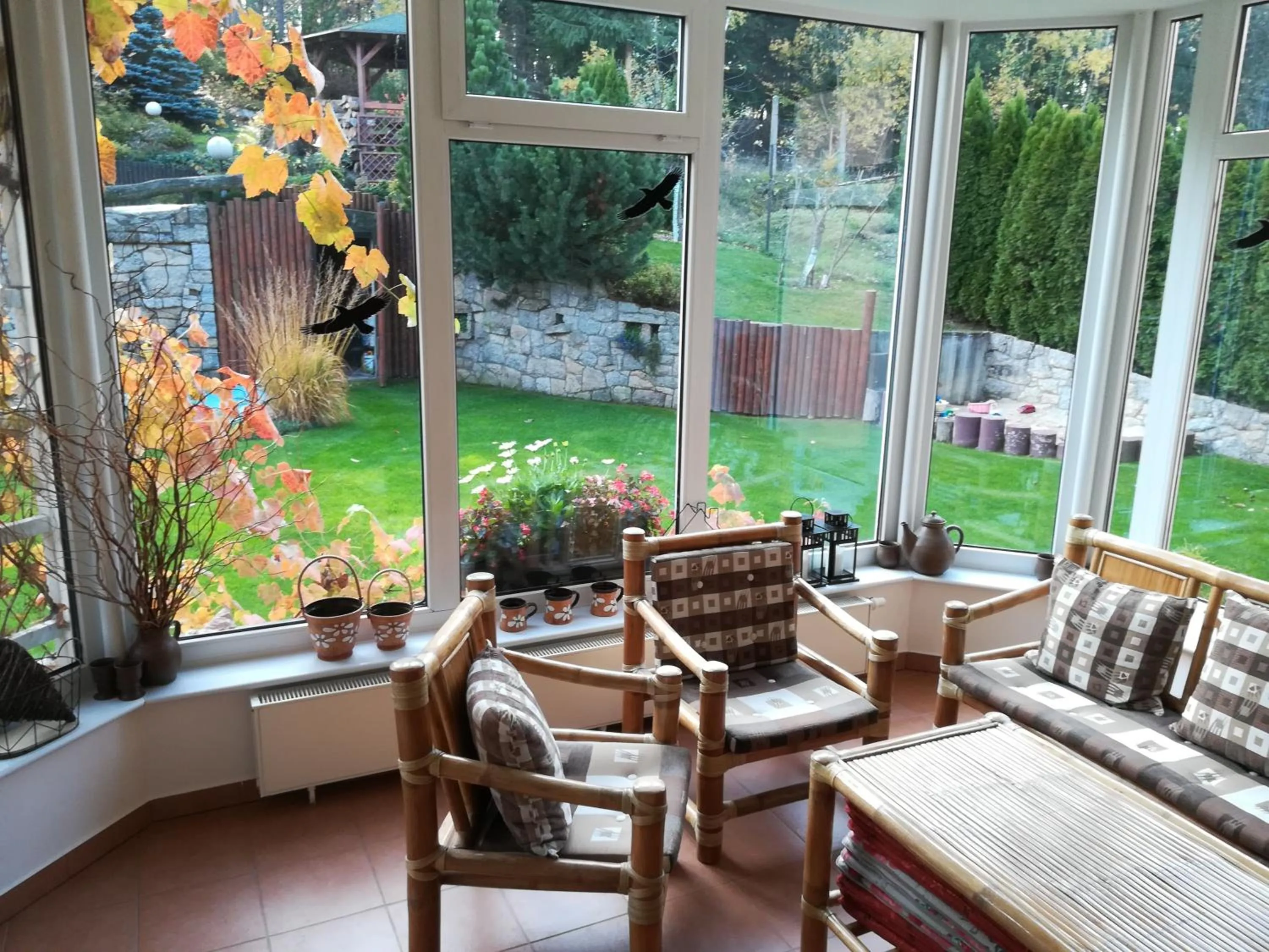 Seating area in Pension Král