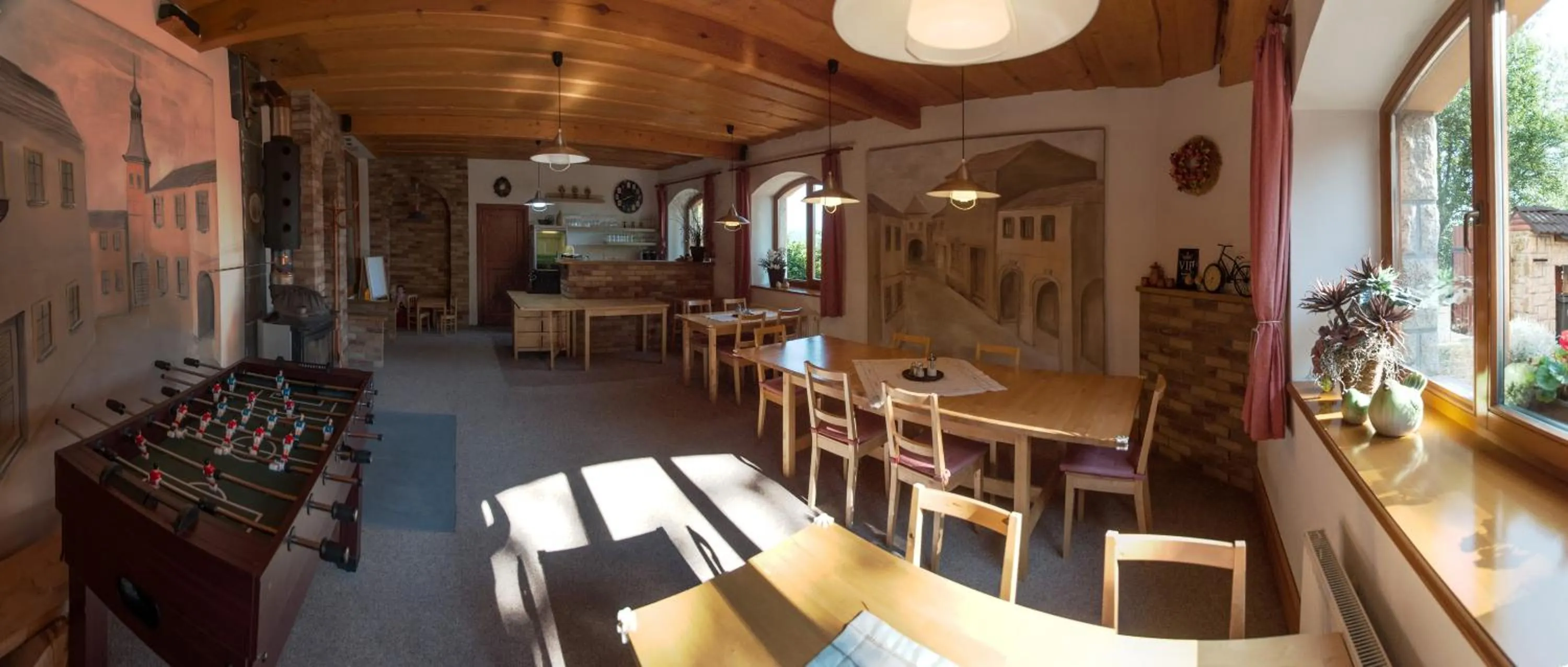 Seating area in Pension Král
