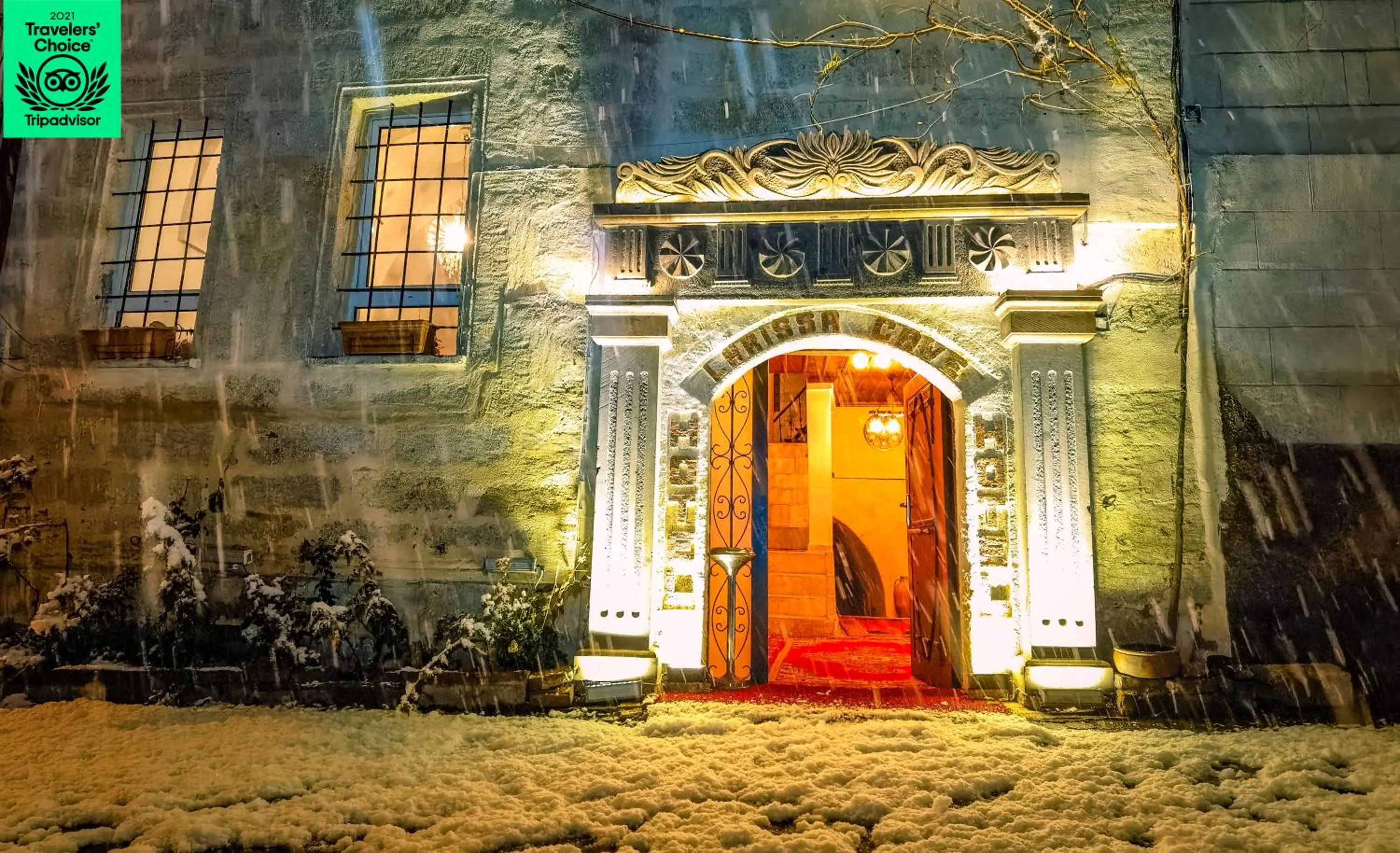 Property building in Larissa Cave Hotel