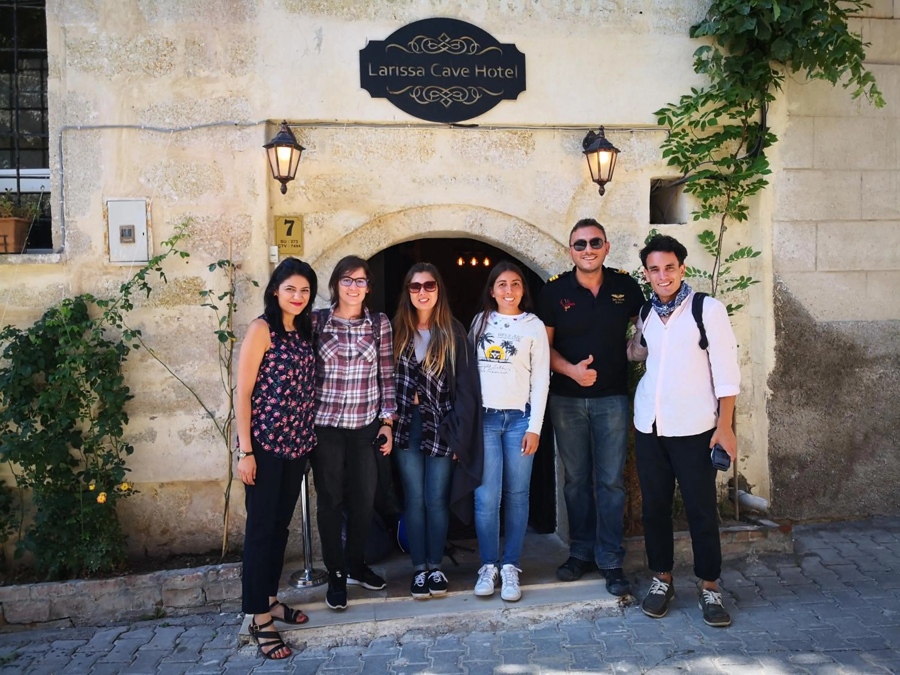 Staff in Larissa Cave Hotel
