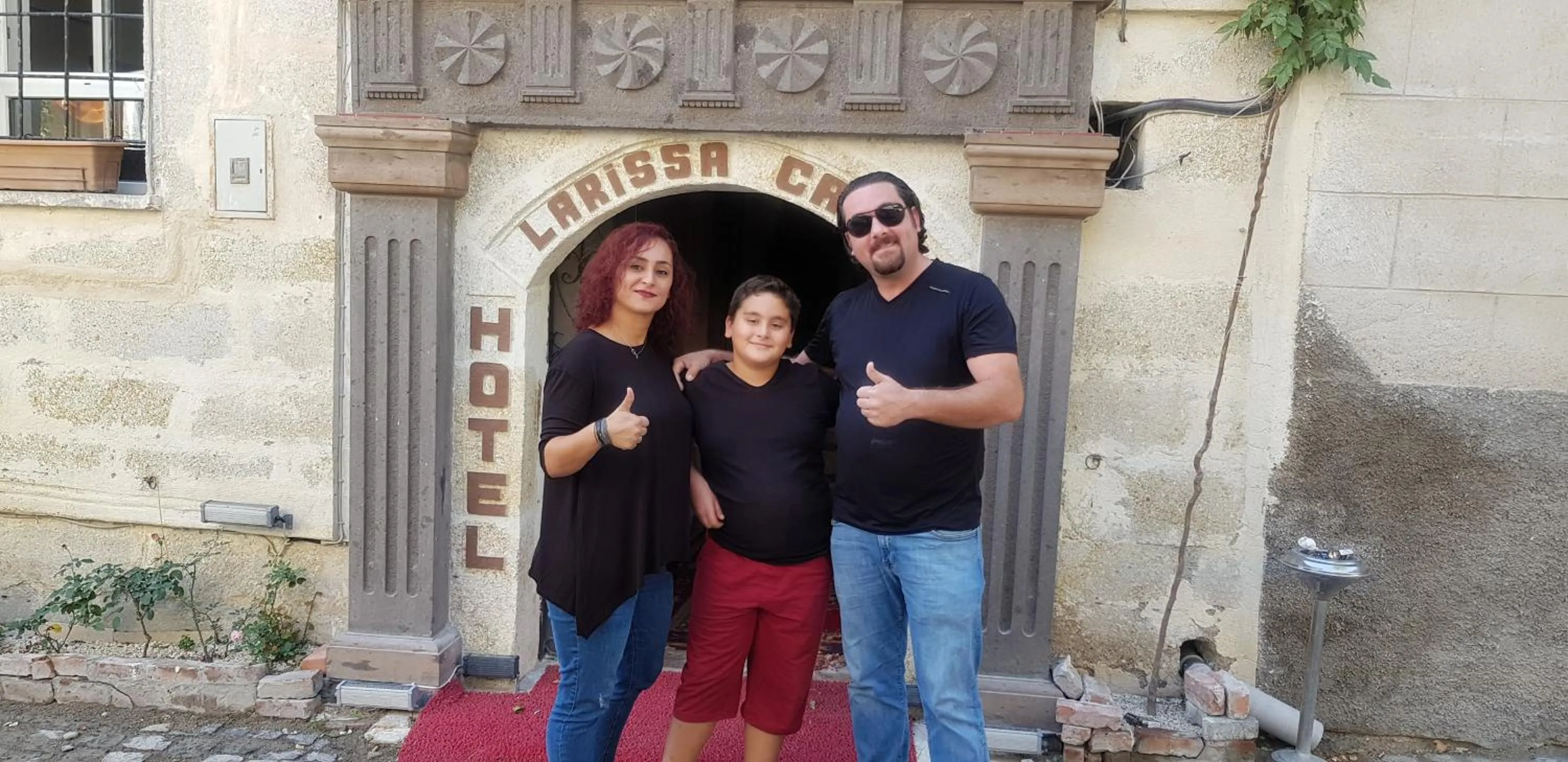 Staff in Larissa Cave Hotel