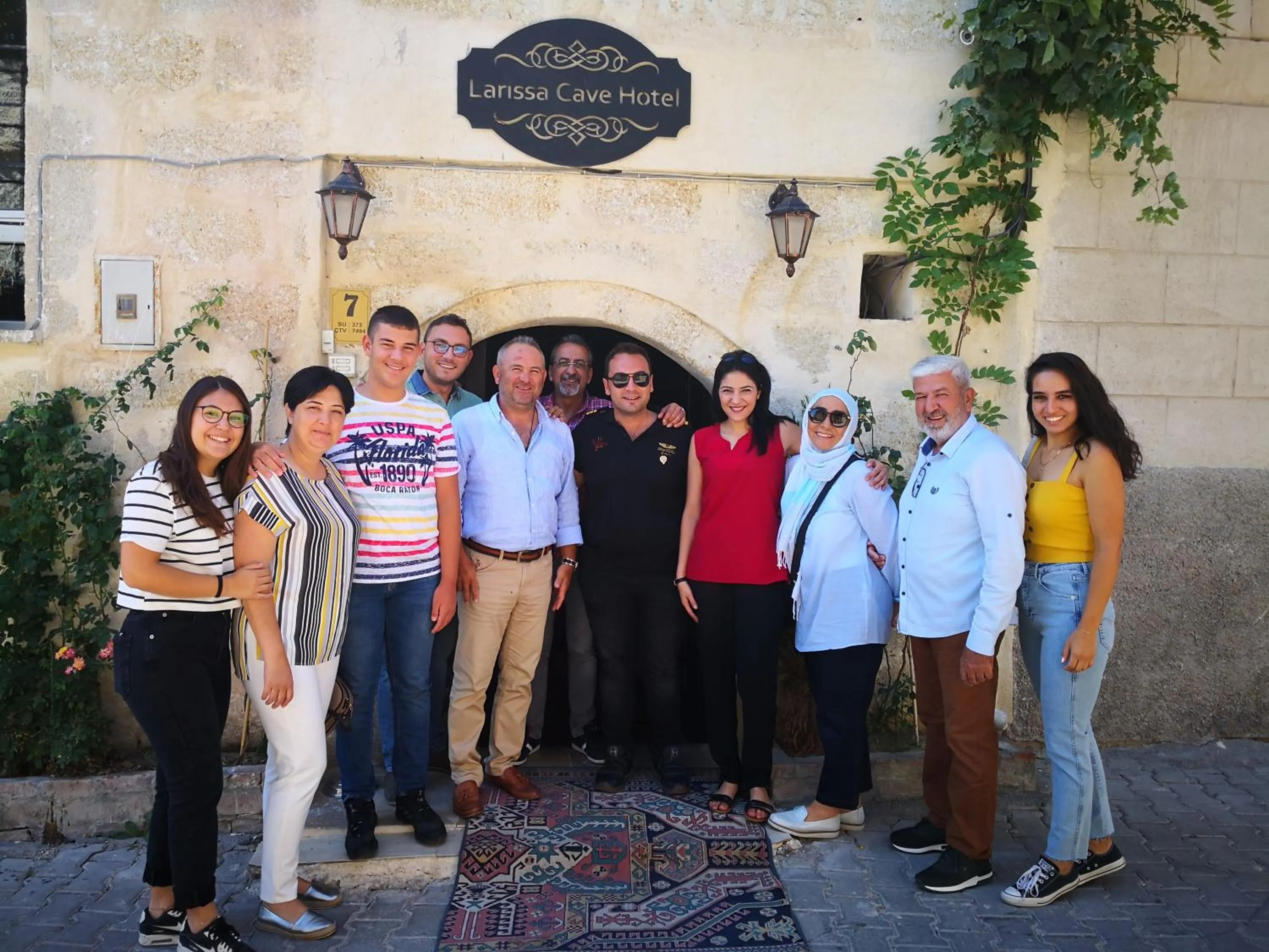 Staff in Larissa Cave Hotel