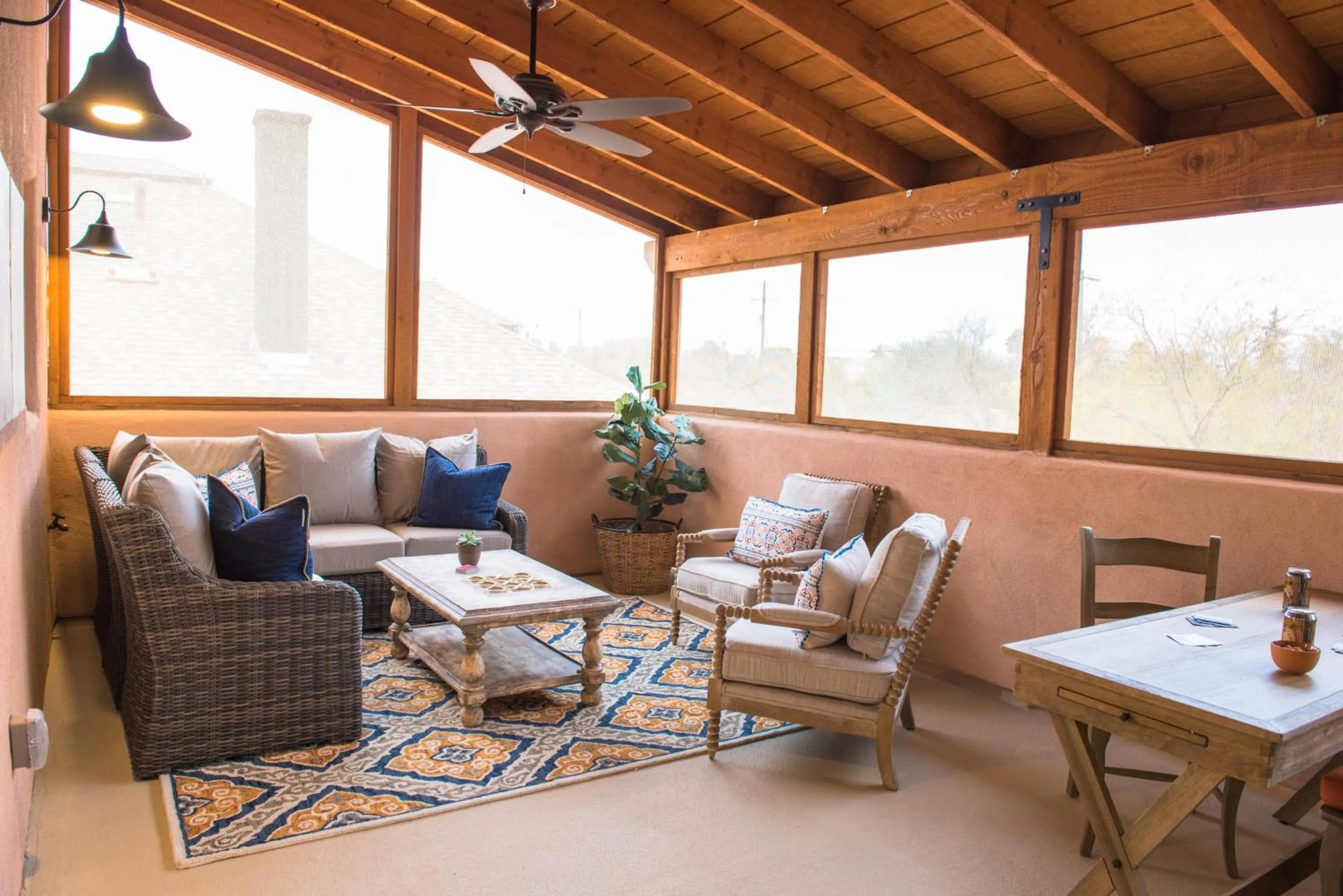 Seating area in Armory Park Inn