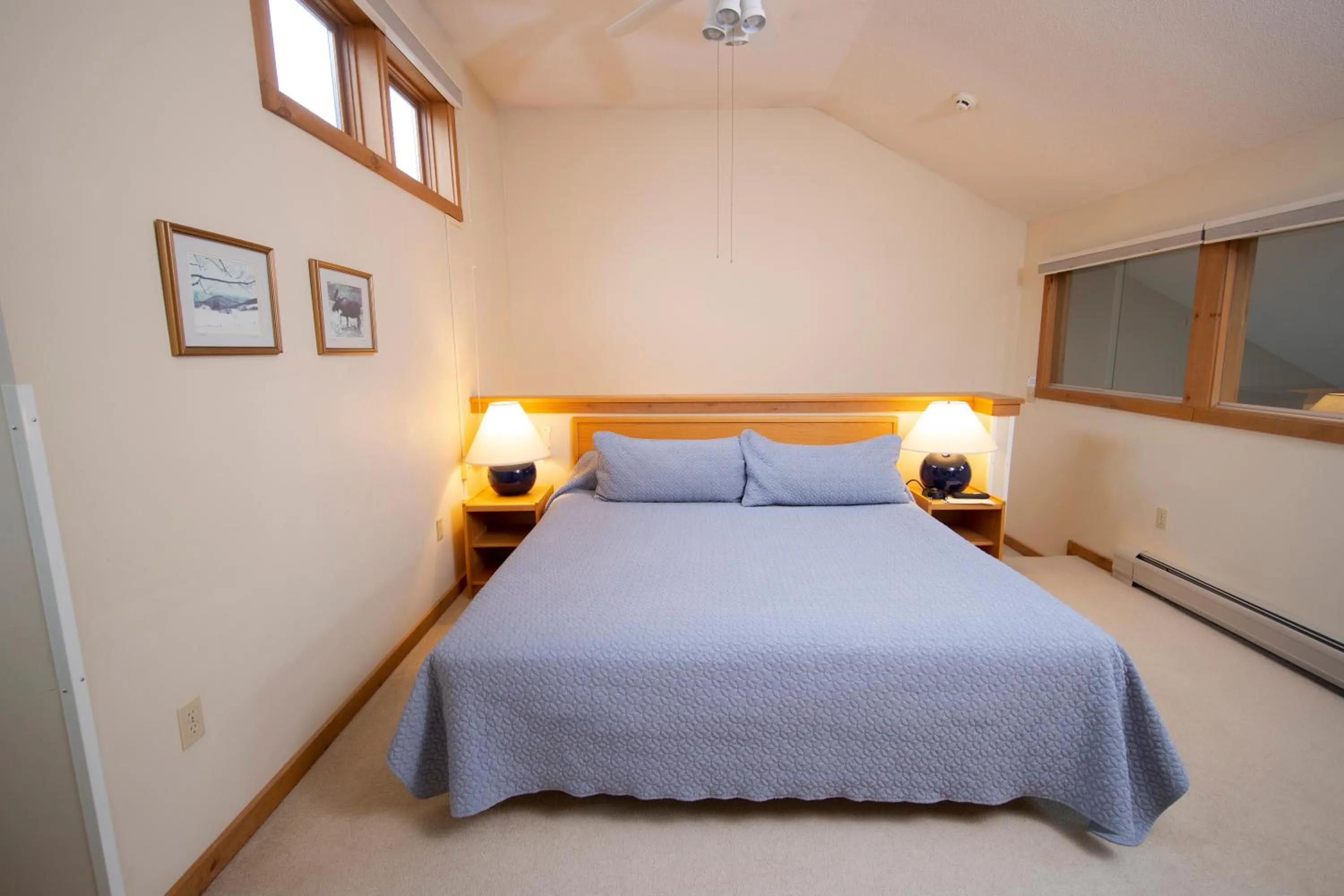 Bed in Okemo Mountain Lodging